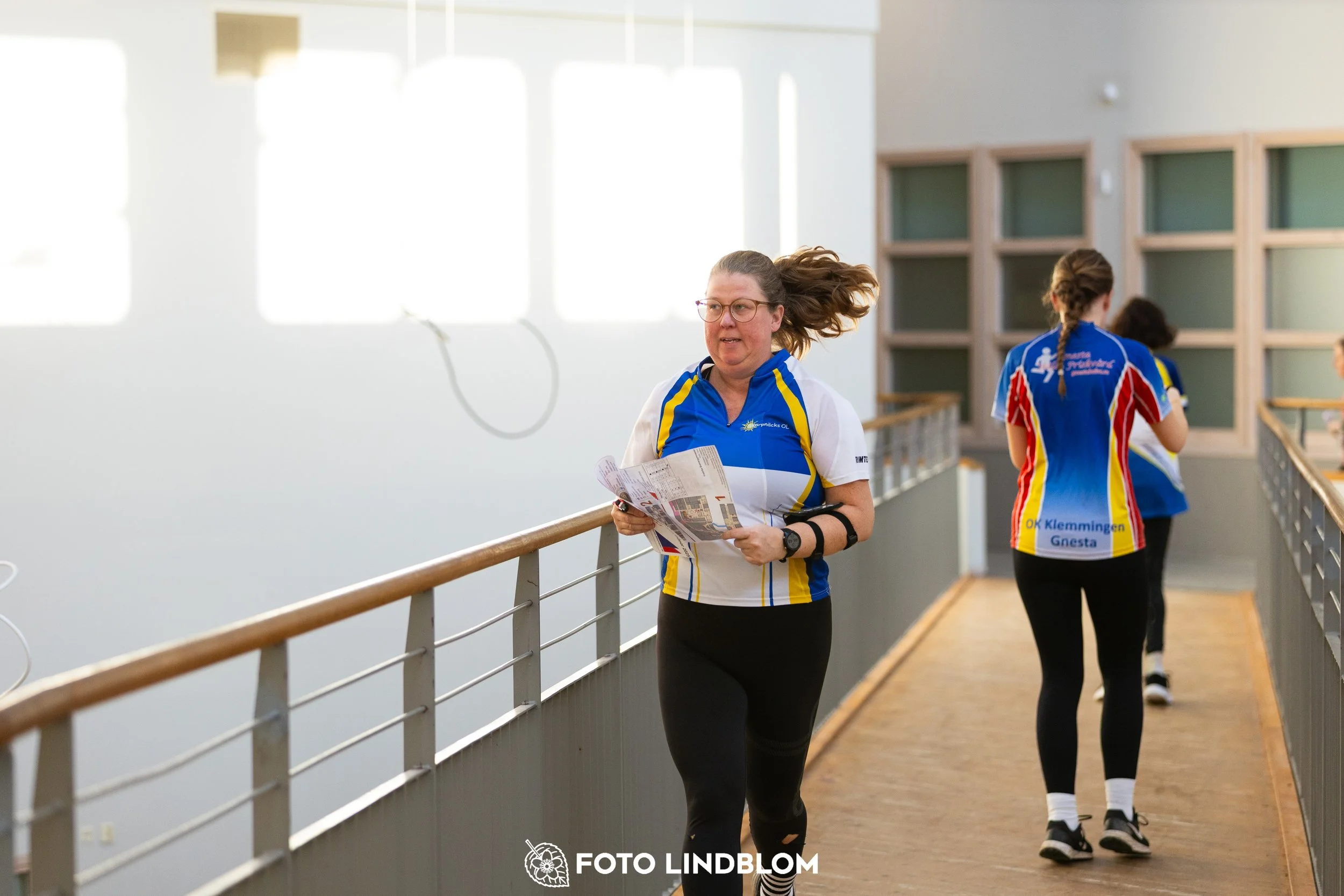 A picture from the indoor orienteering event TMOK Indoor taken by Foto Lindblom