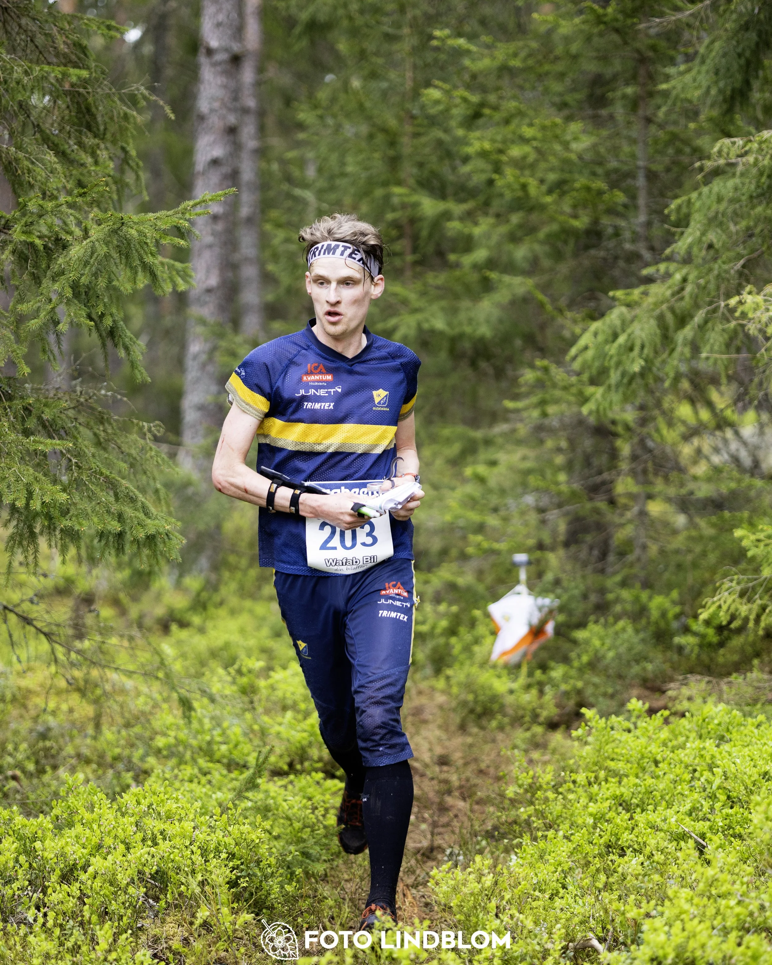 A picture from the Swedish national championship in middle distance orienteering and Swedish league race
