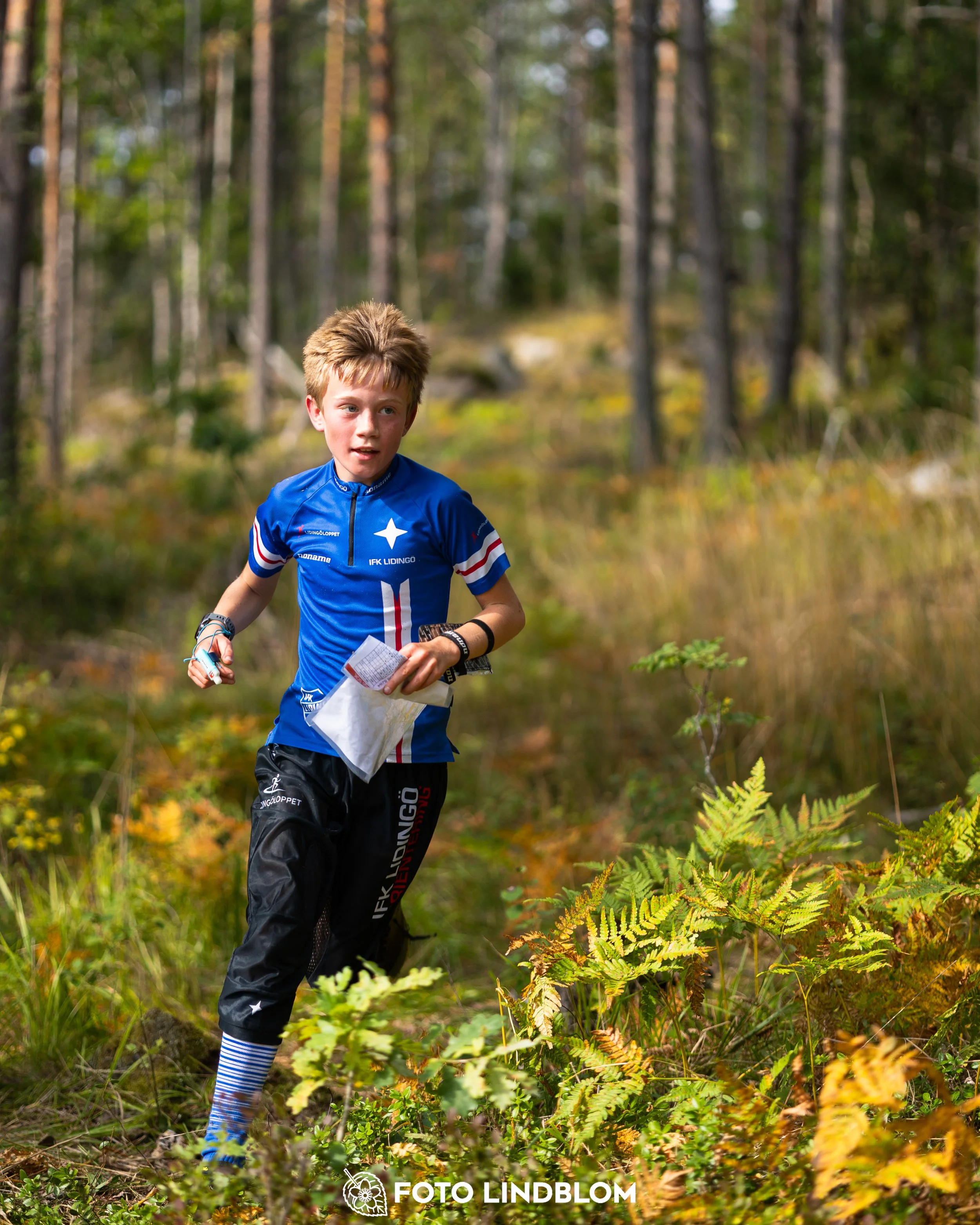 A picture from the Stockholm district championship in middle distance orienteering taken by Foto Lindblom