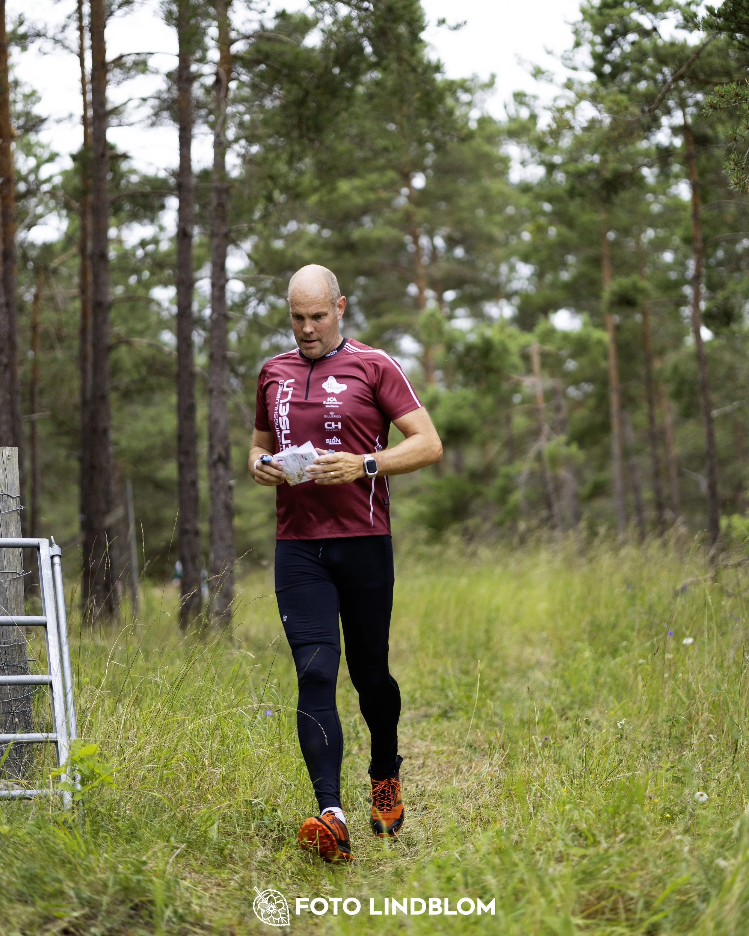 A picture from the Gotlands 2-Dagars orienteering competition