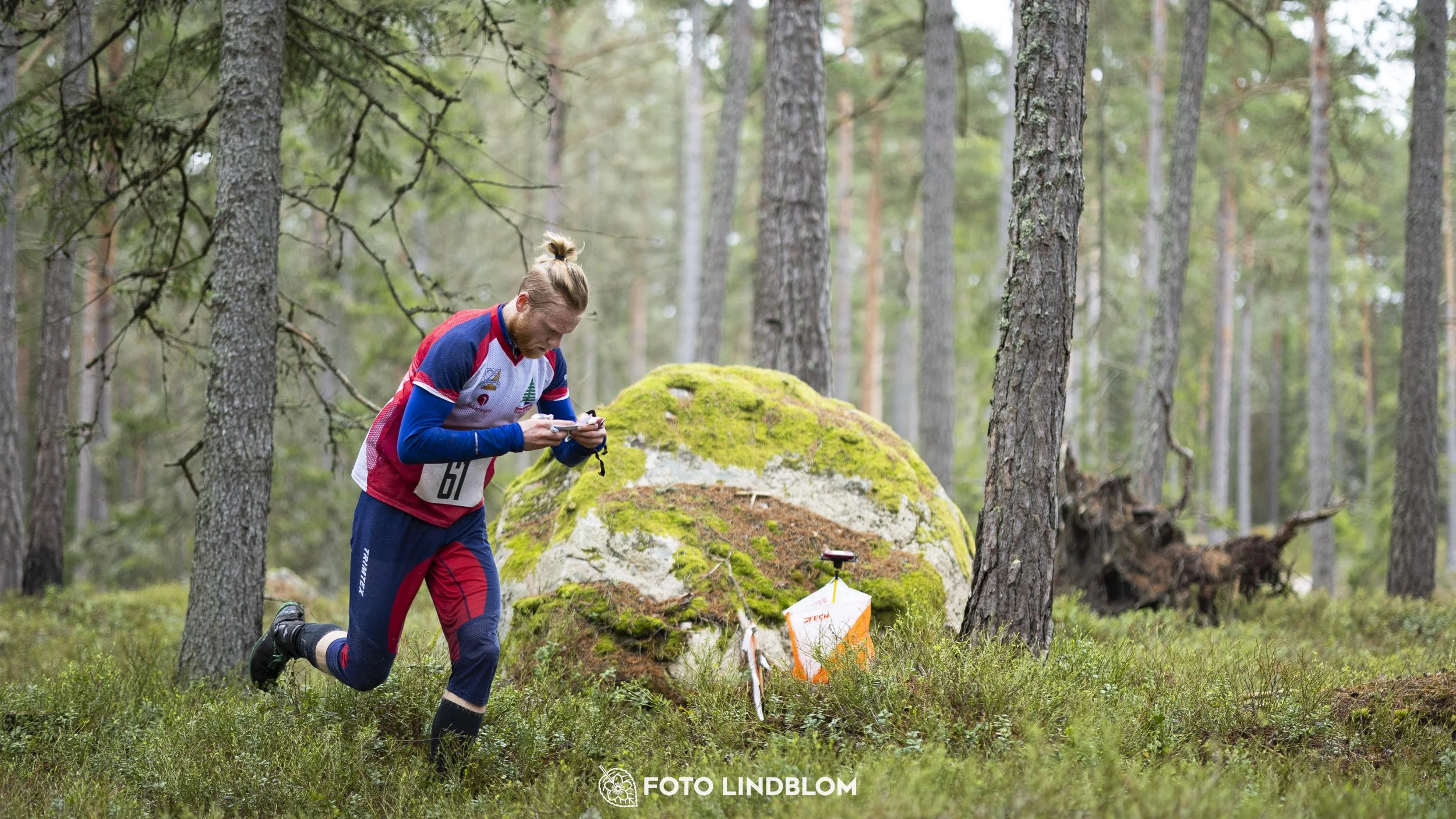 A picture from the orienteering competition "Prästtomtadubbeln"