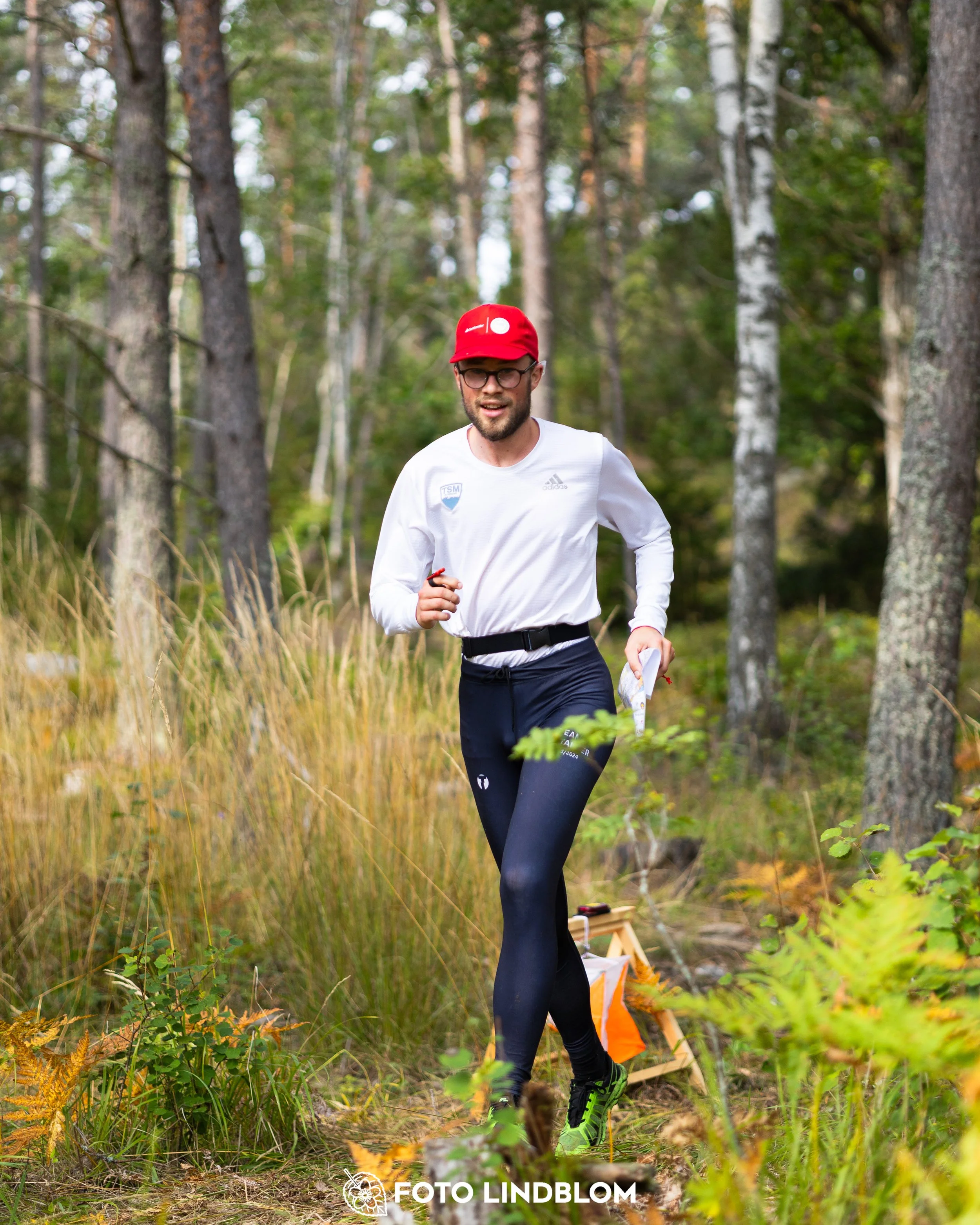 A picture from the Stockholm district championship in middle distance orienteering taken by Foto Lindblom