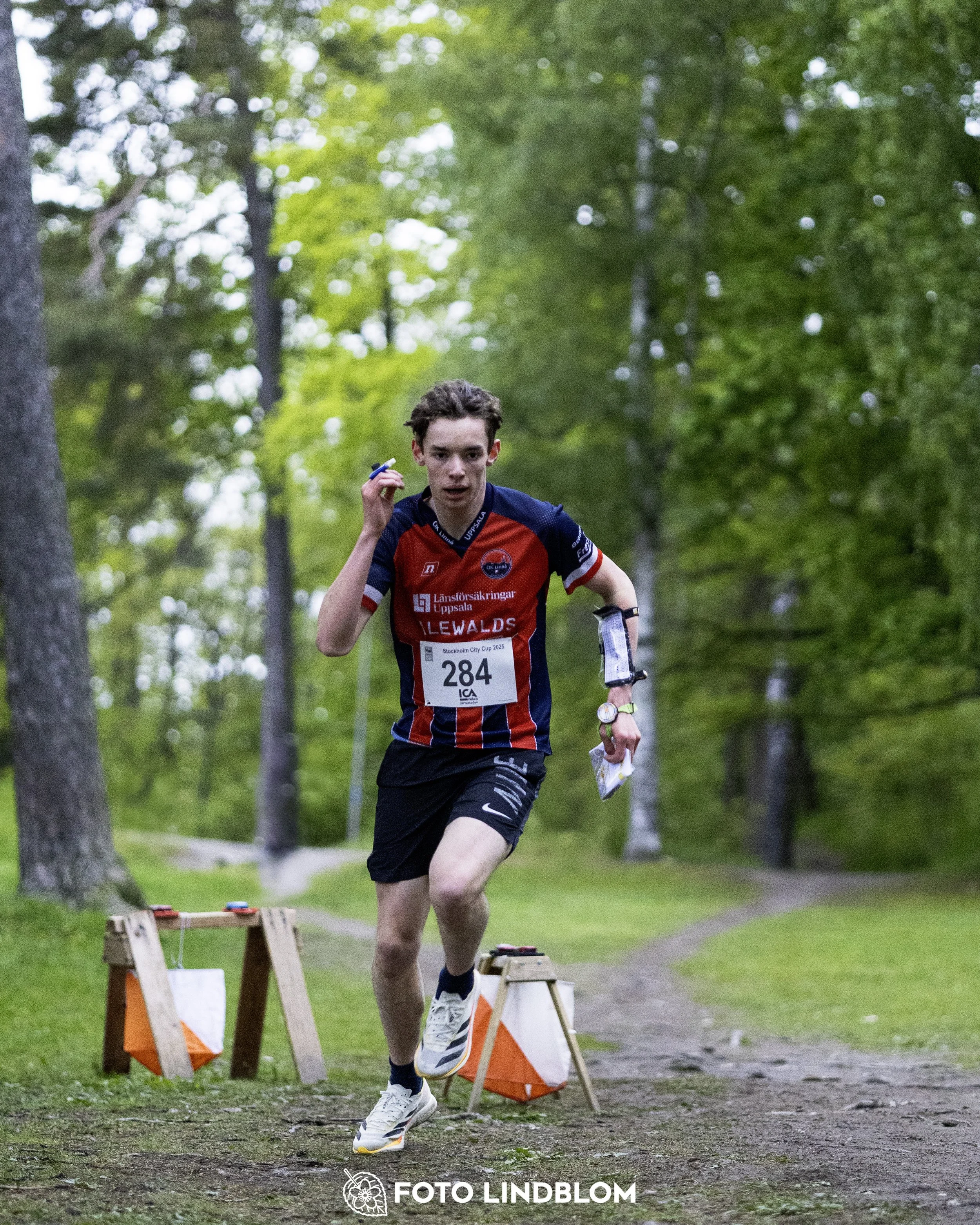 A picture from the secund stage of the Stockholm City Cup sprint orienteering competition