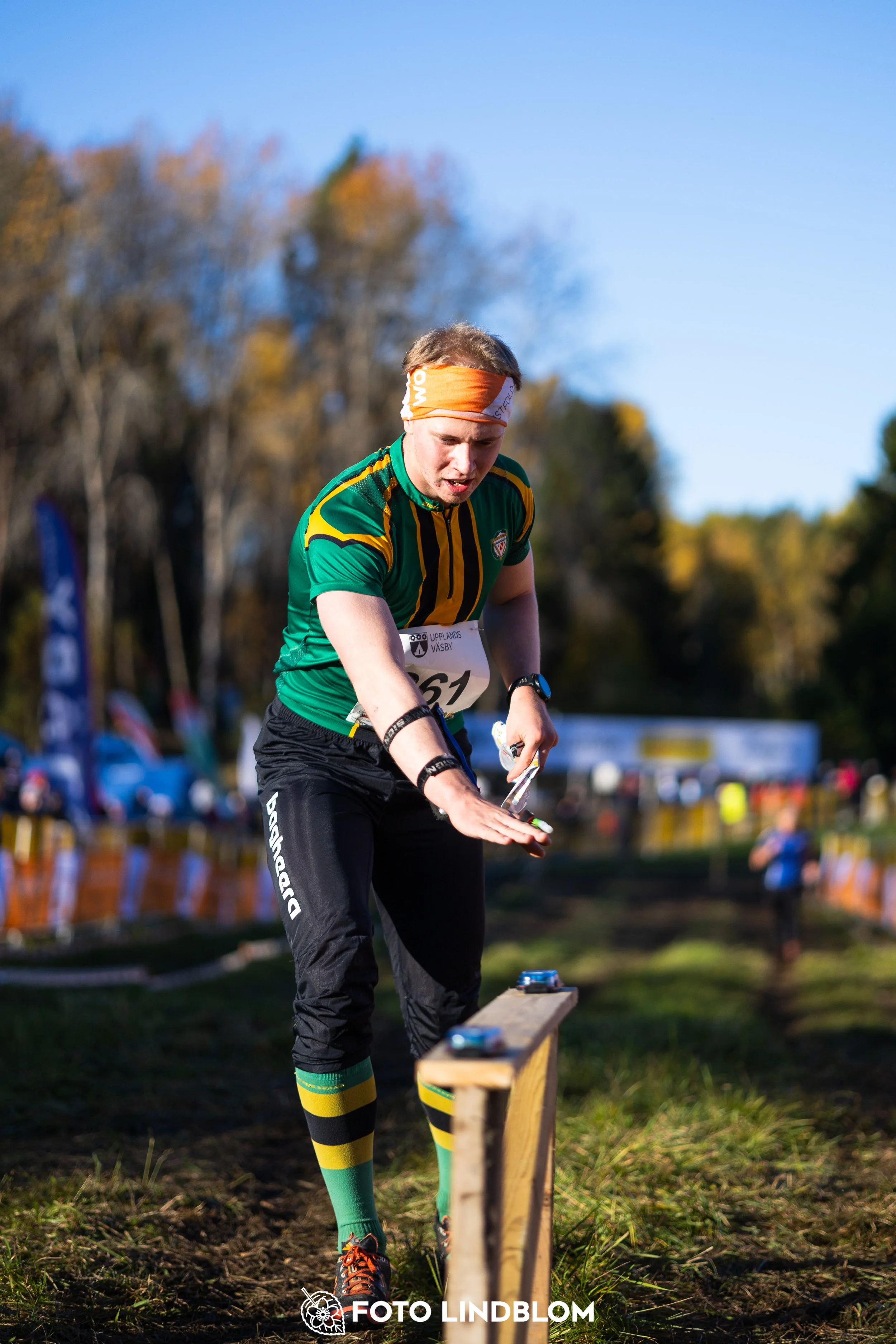 A picture from the 25-Manna orienteering event taken by Foto Lindblom