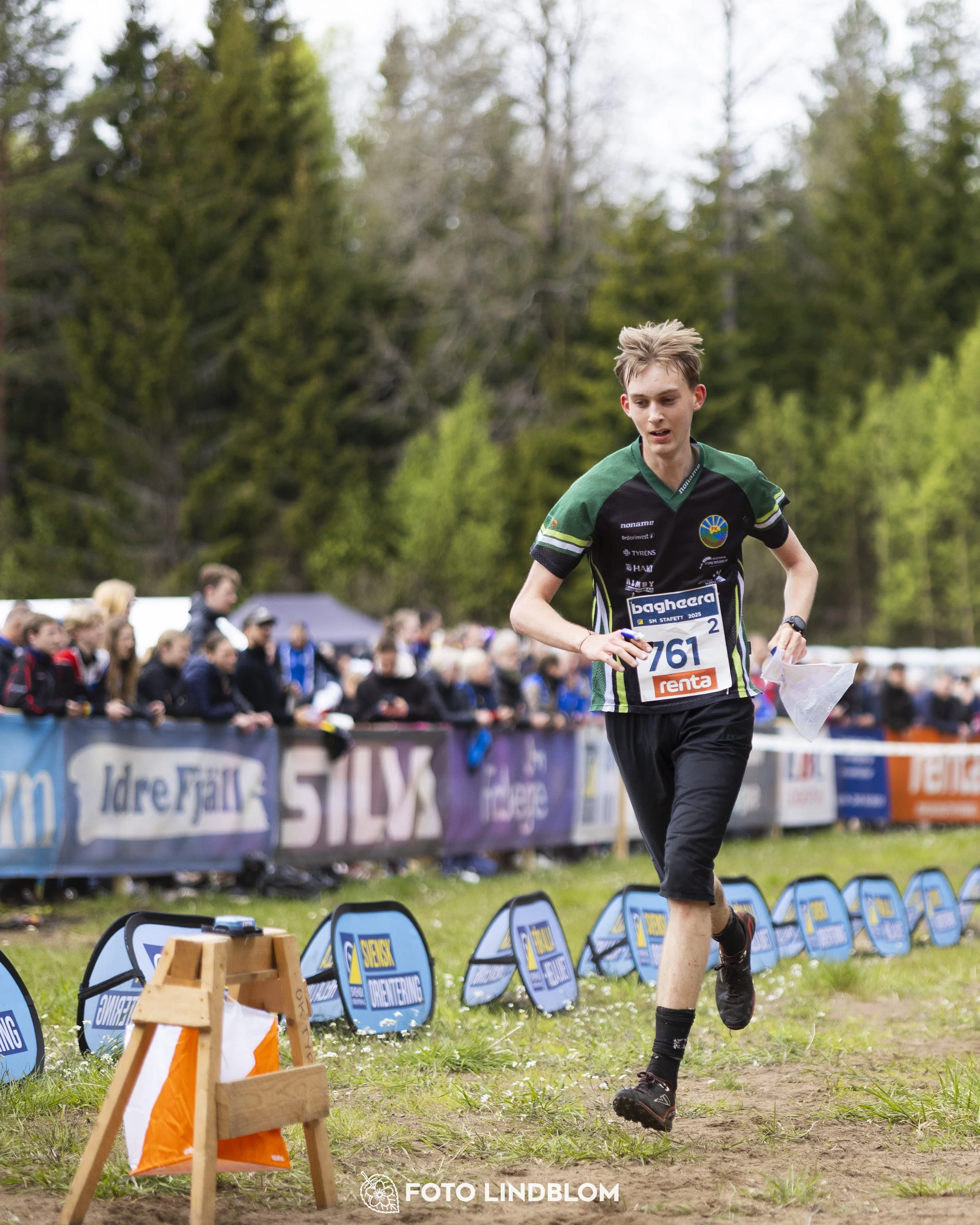 A picture from the Swedish national championship in relay orienteering