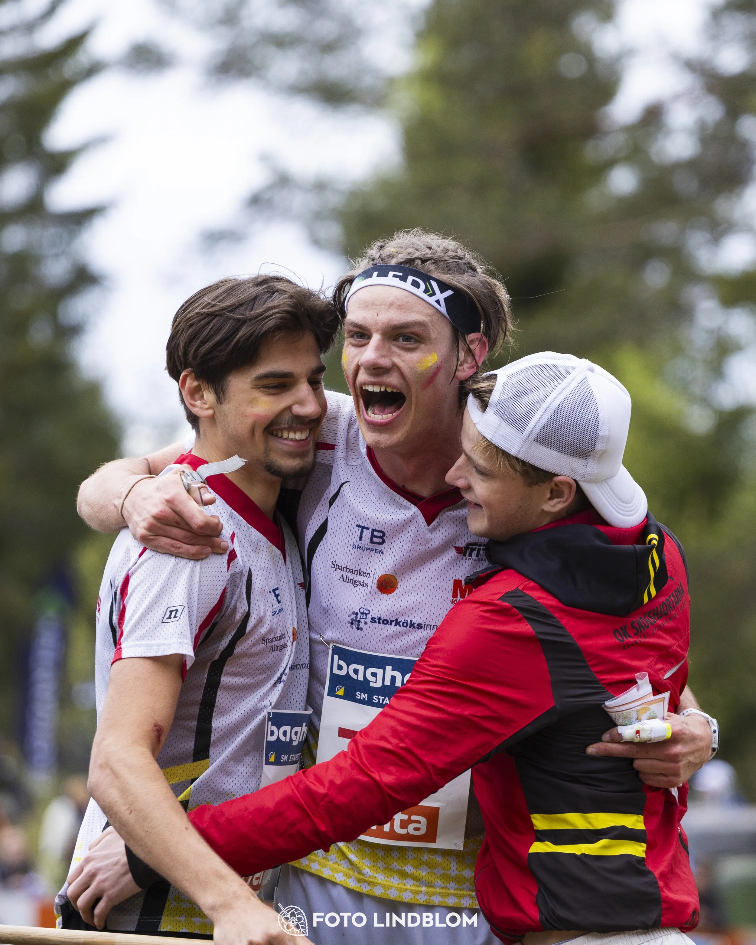 A picture from the Swedish national championship in relay orienteering