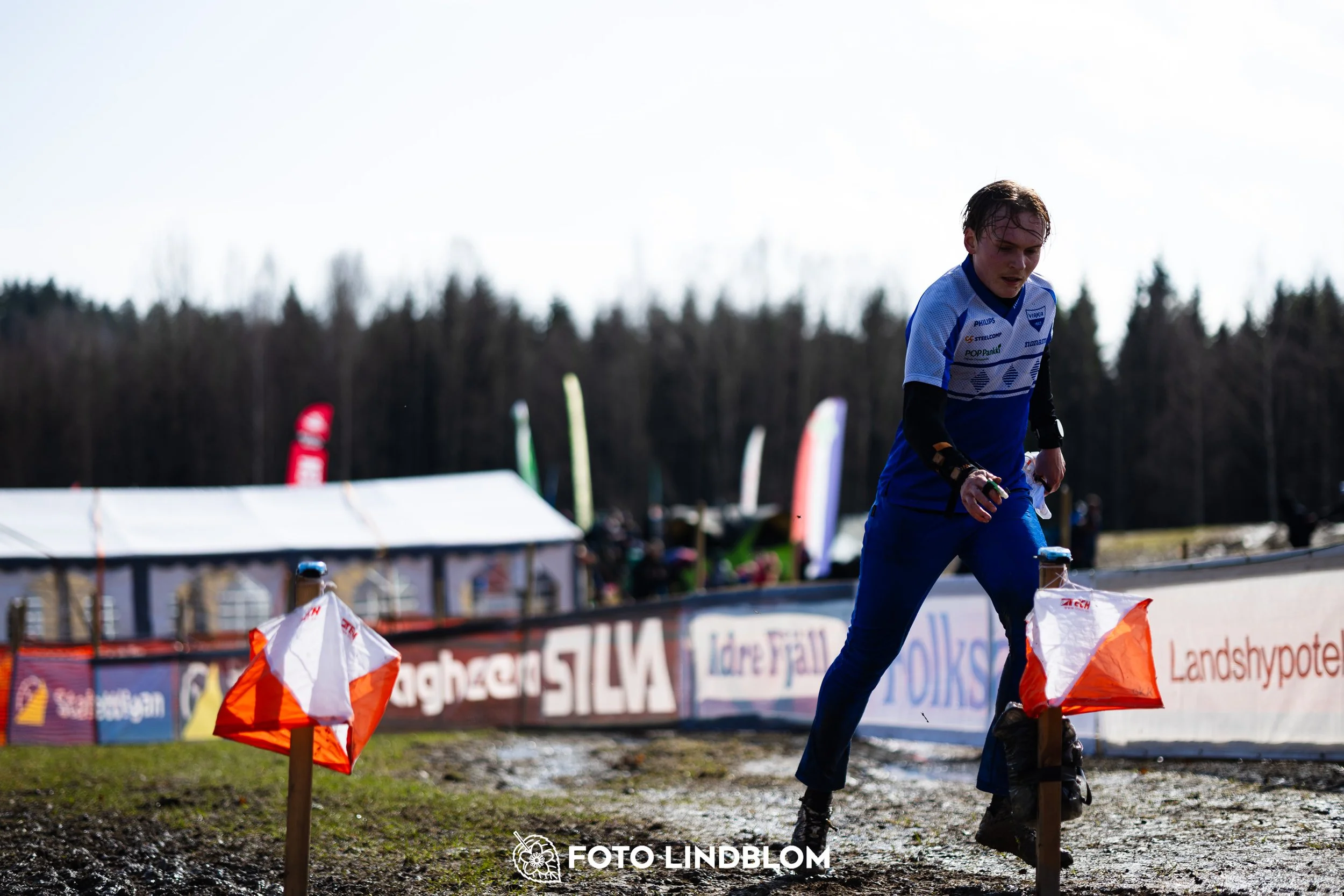 A photo from an orienteering race in Kolmården during the Swedish League spring season 2026, captured by Foto Lindblom.