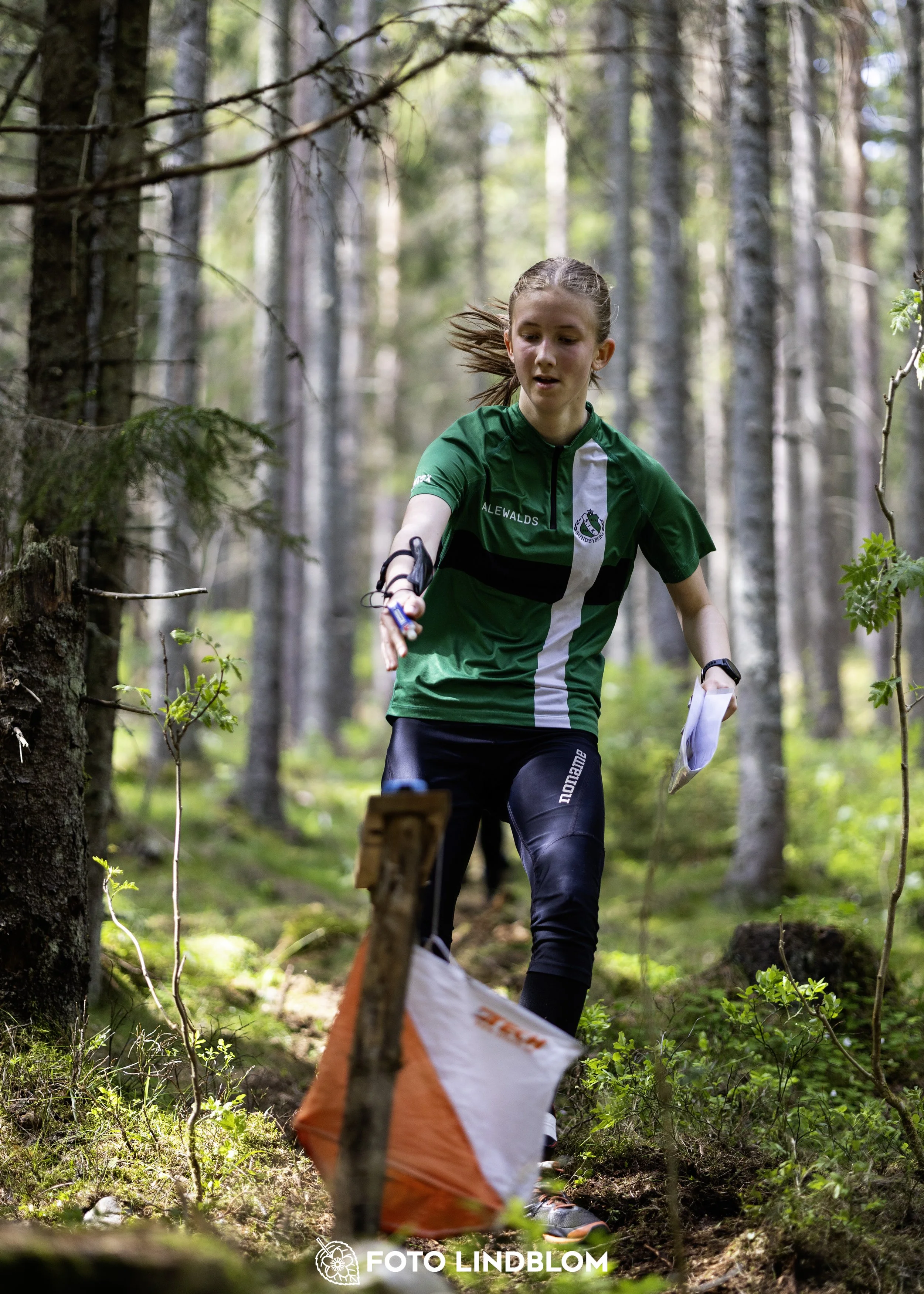 A picture from the seventh stage of the Swedish League orienteering competition