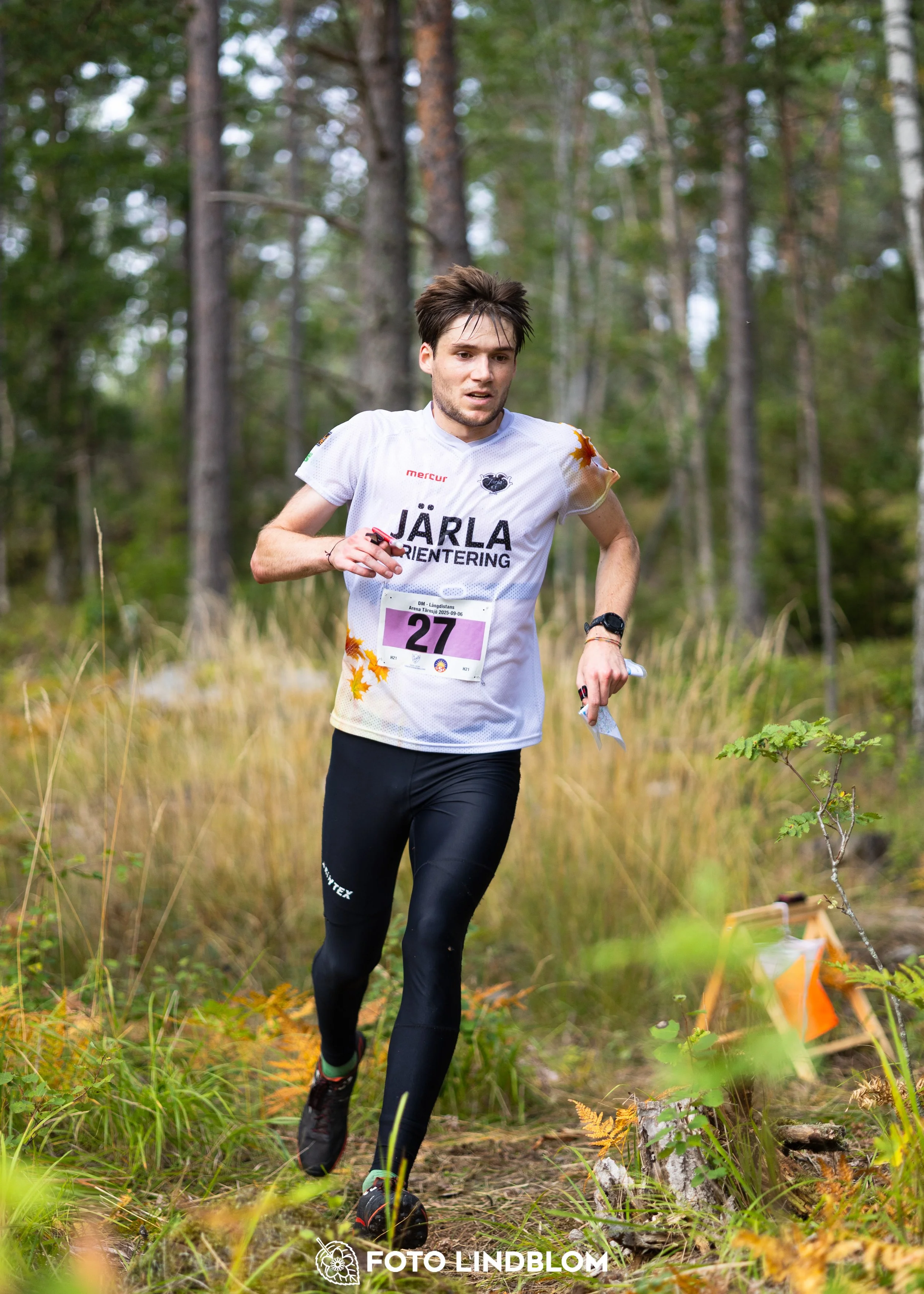 A picture from the Stockholm district championship in middle distance orienteering taken by Foto Lindblom