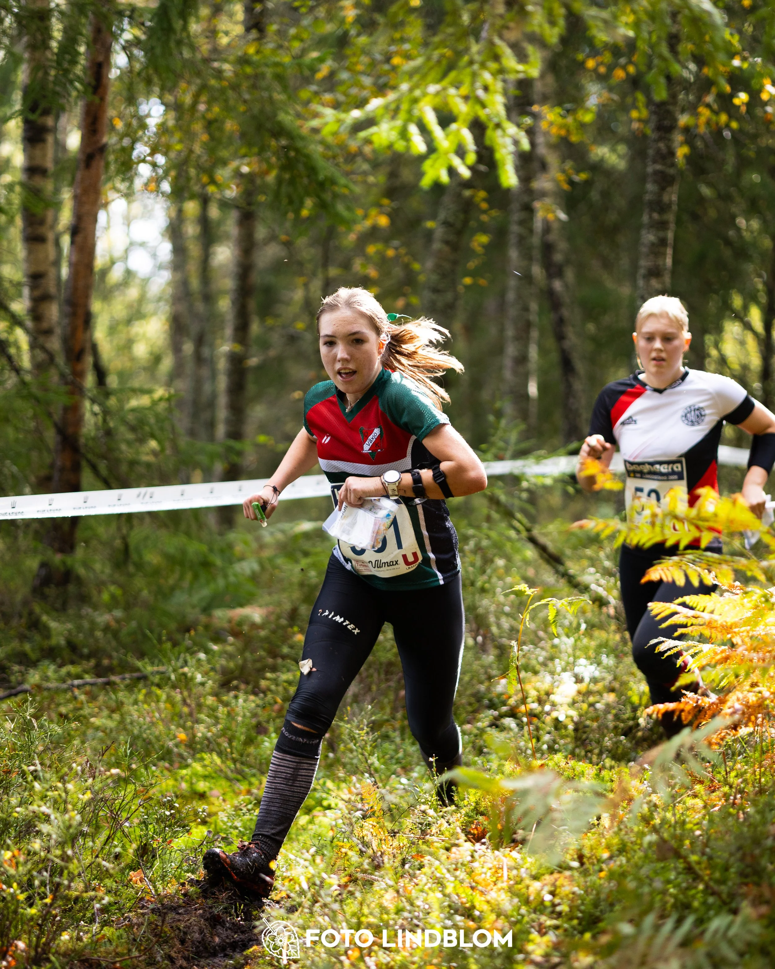 A picture from the Swedish national championship in long distance orienteering and Swedish league race taken by Foto Lindblom