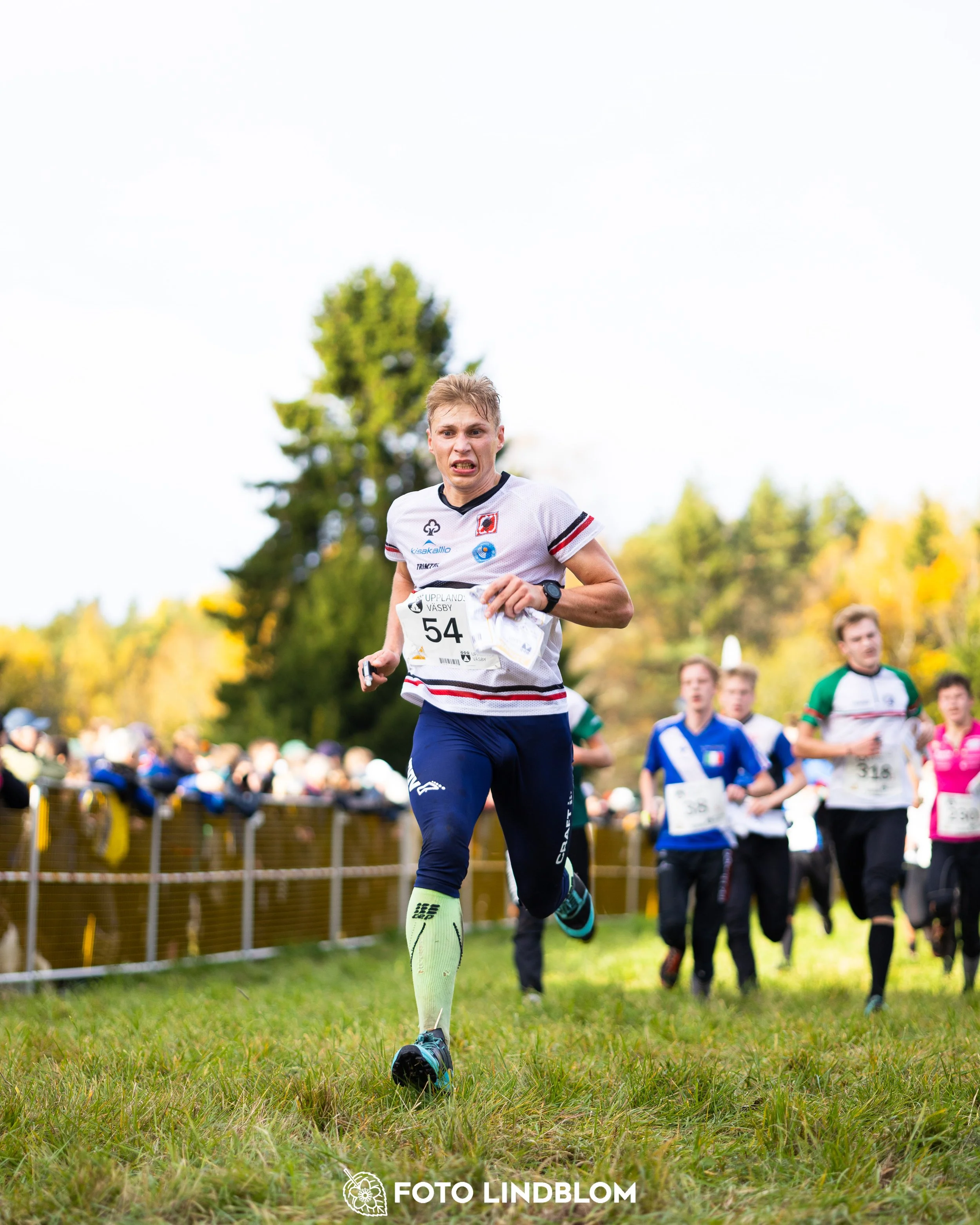 A picture from the 25-Manna orienteering event taken by Foto Lindblom