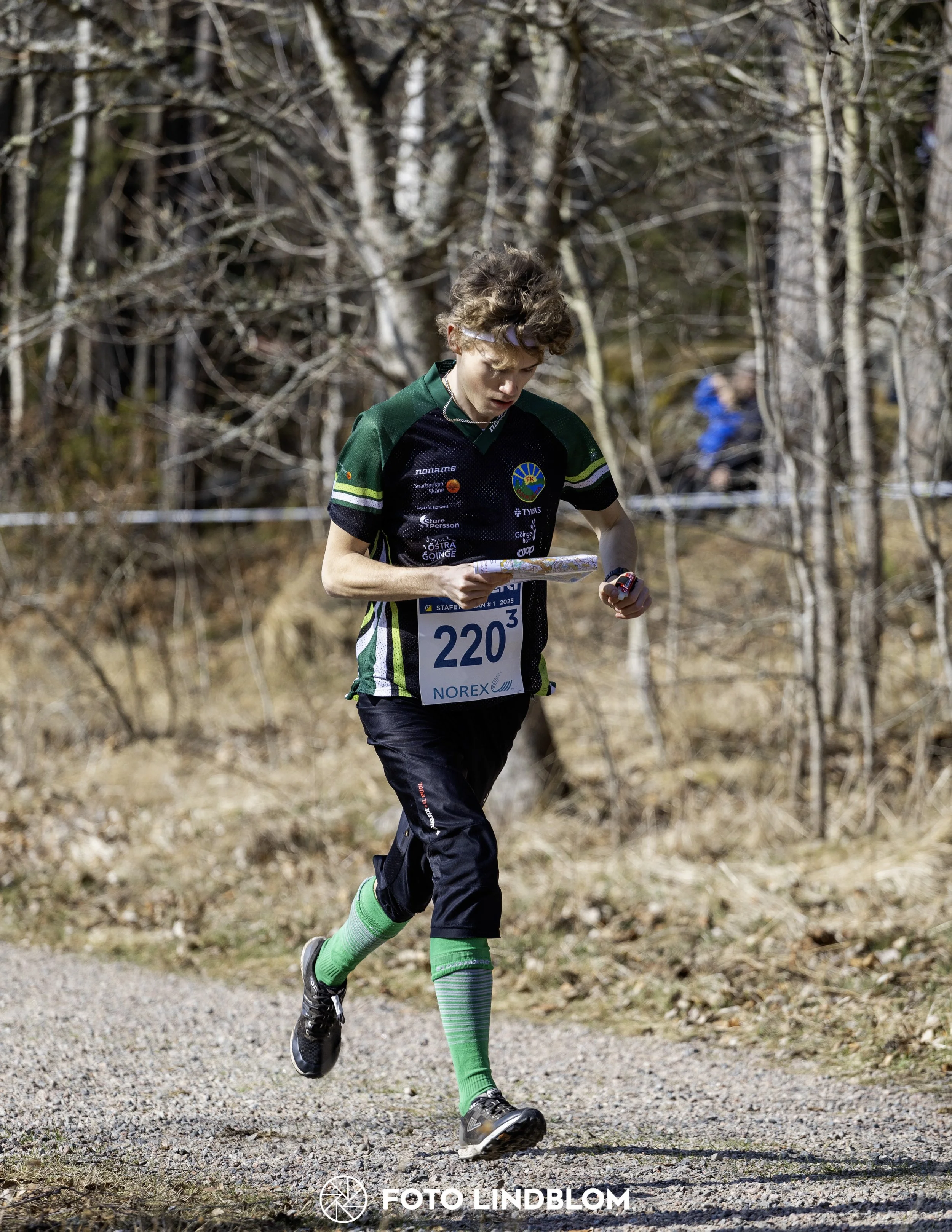 A picture from the orienteering relay competition "Måsen Staffeten"
