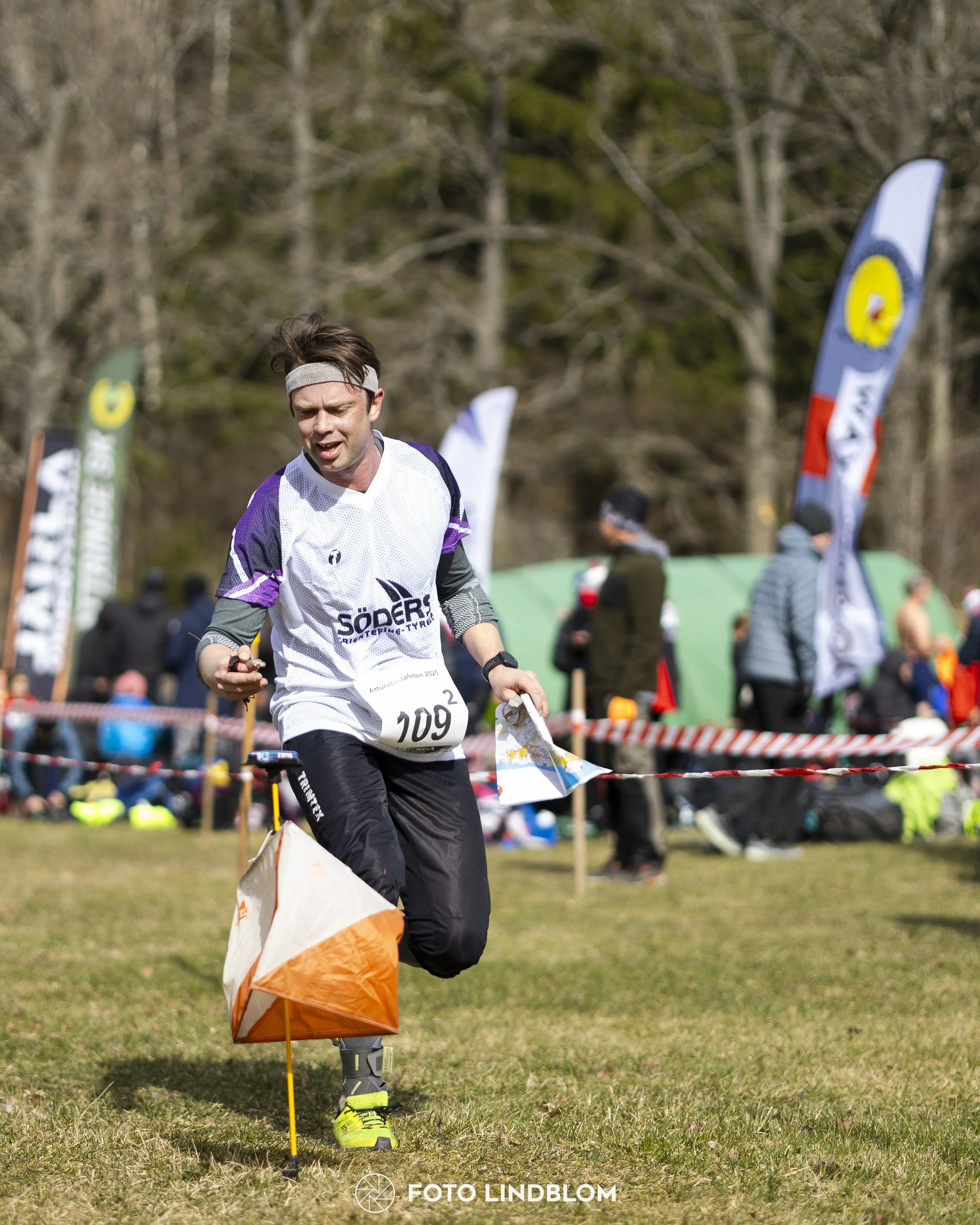 A picture from the orienteering relay competition "Attundastafetten"
