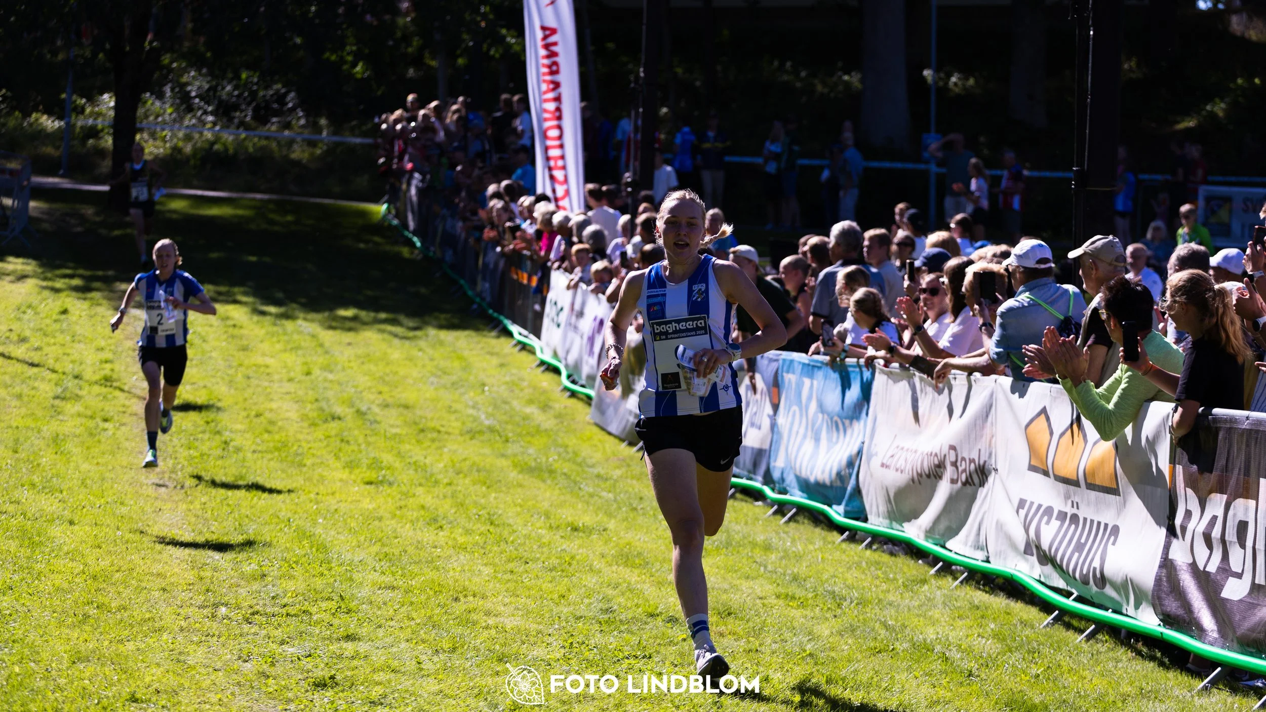 A picture from the Swedish national championship in knock out orienteering  taken by Foto Lindblom