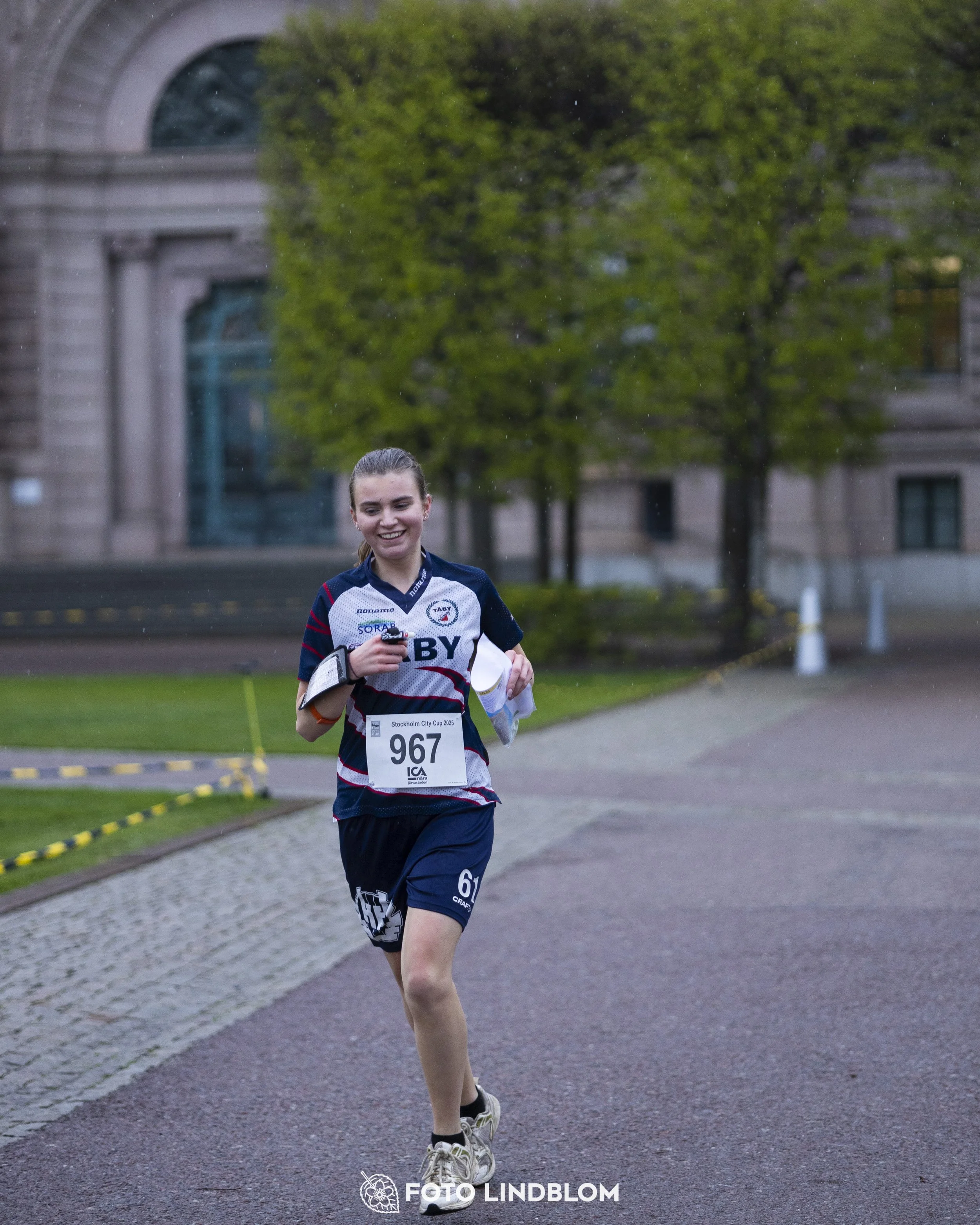 A picture from the first stage of the Stockholm City Cup sprint orienteering competition in "gamla stan" which is the old part of Stockholm