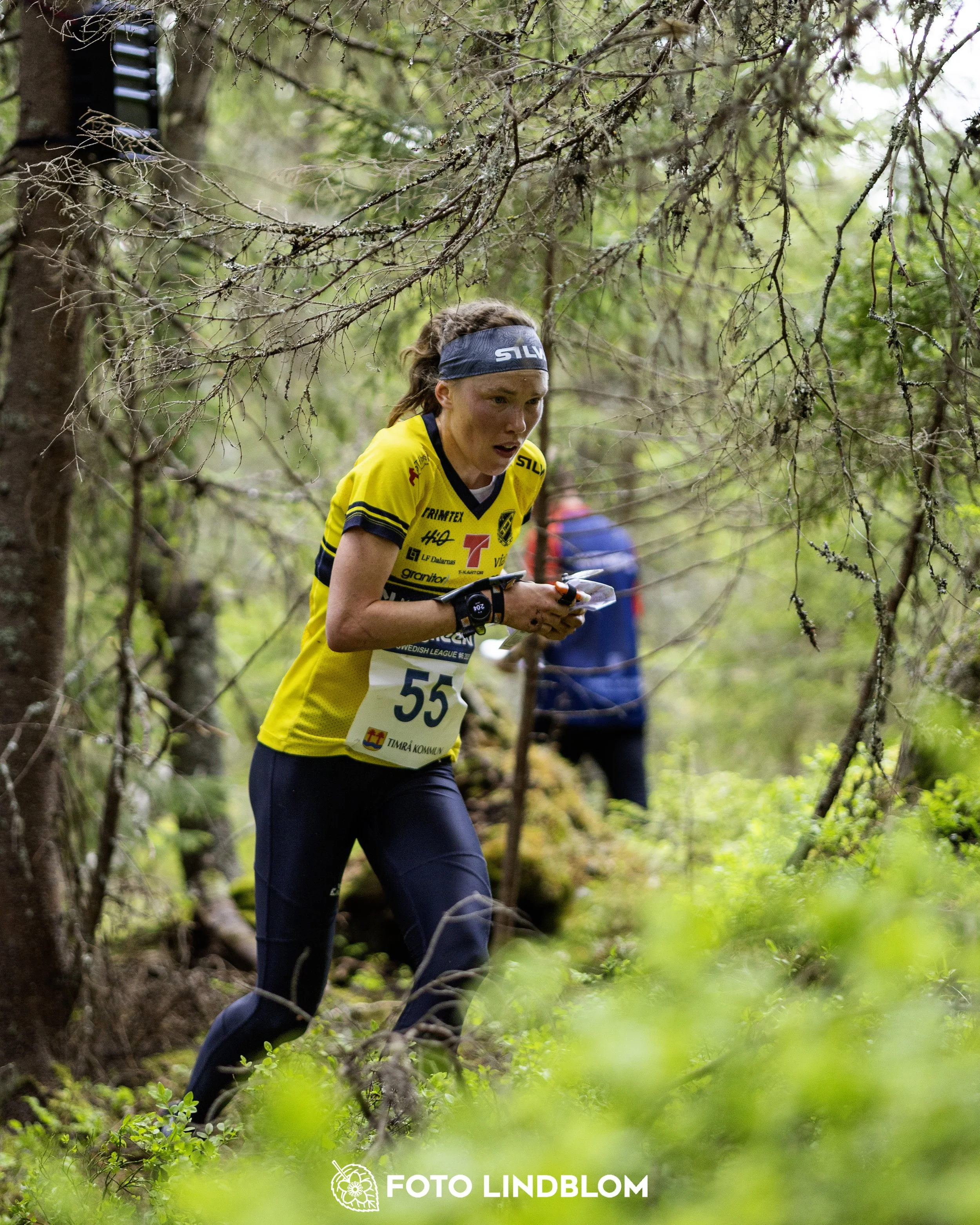 A picture from the seventh stage of the Swedish League orienteering competition