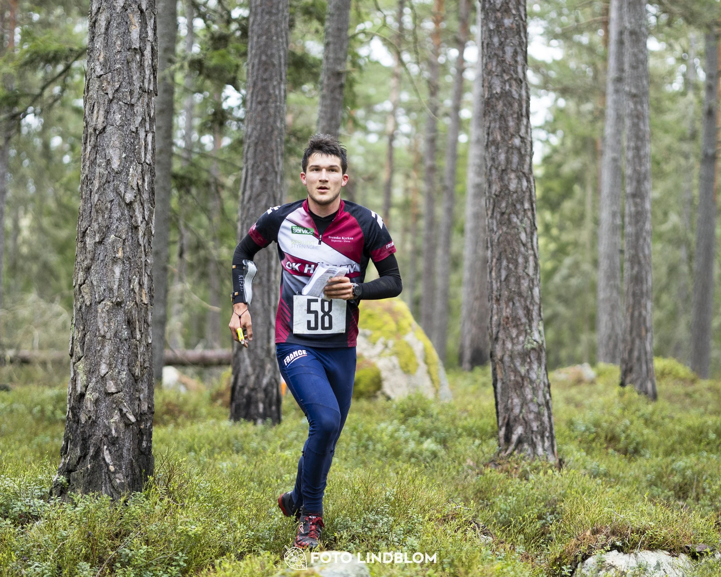 A picture from the orienteering competition "Prästtomtadubbeln"