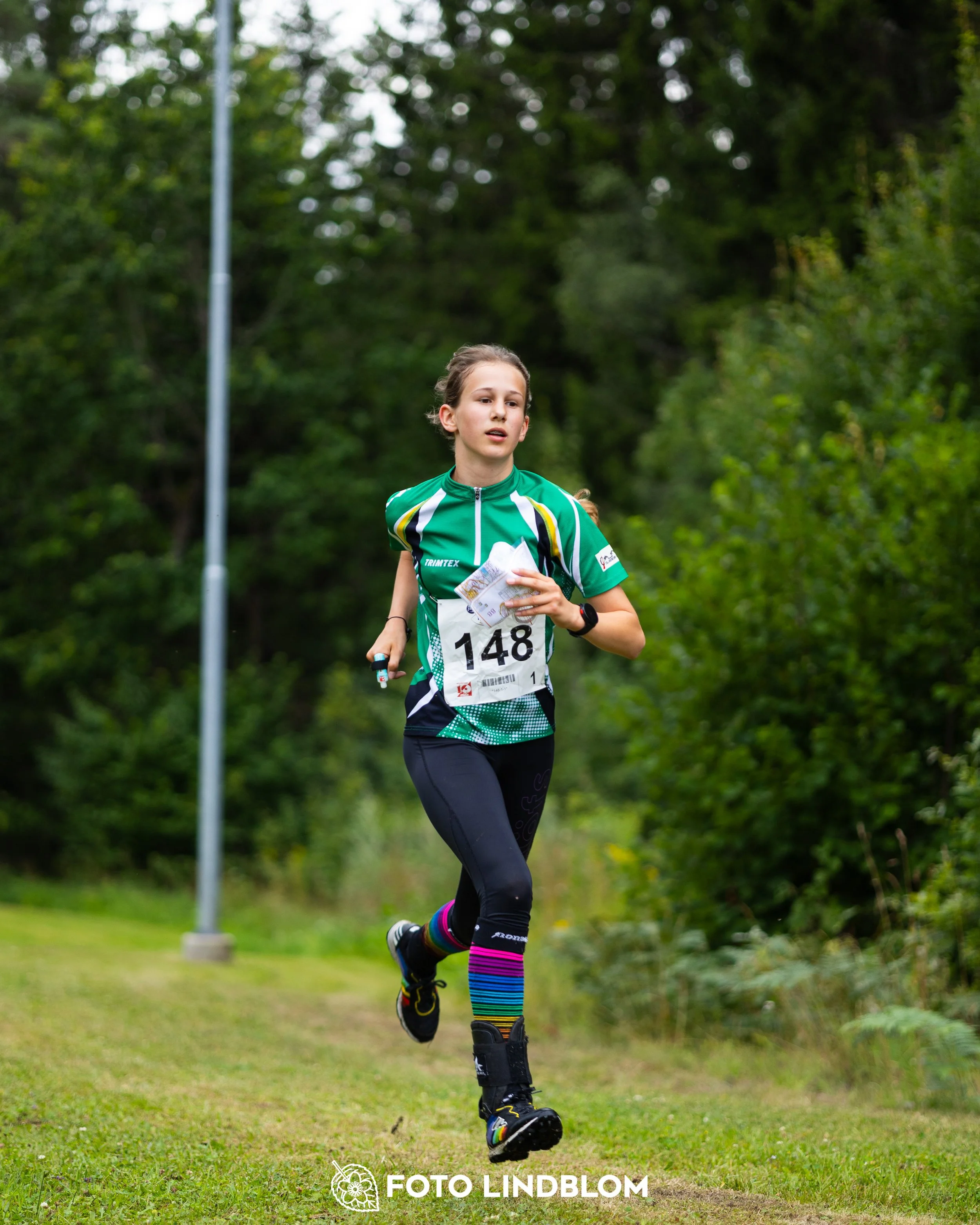 A picture from the youth 10 mila orienteering competition taken by Foto Lindblom