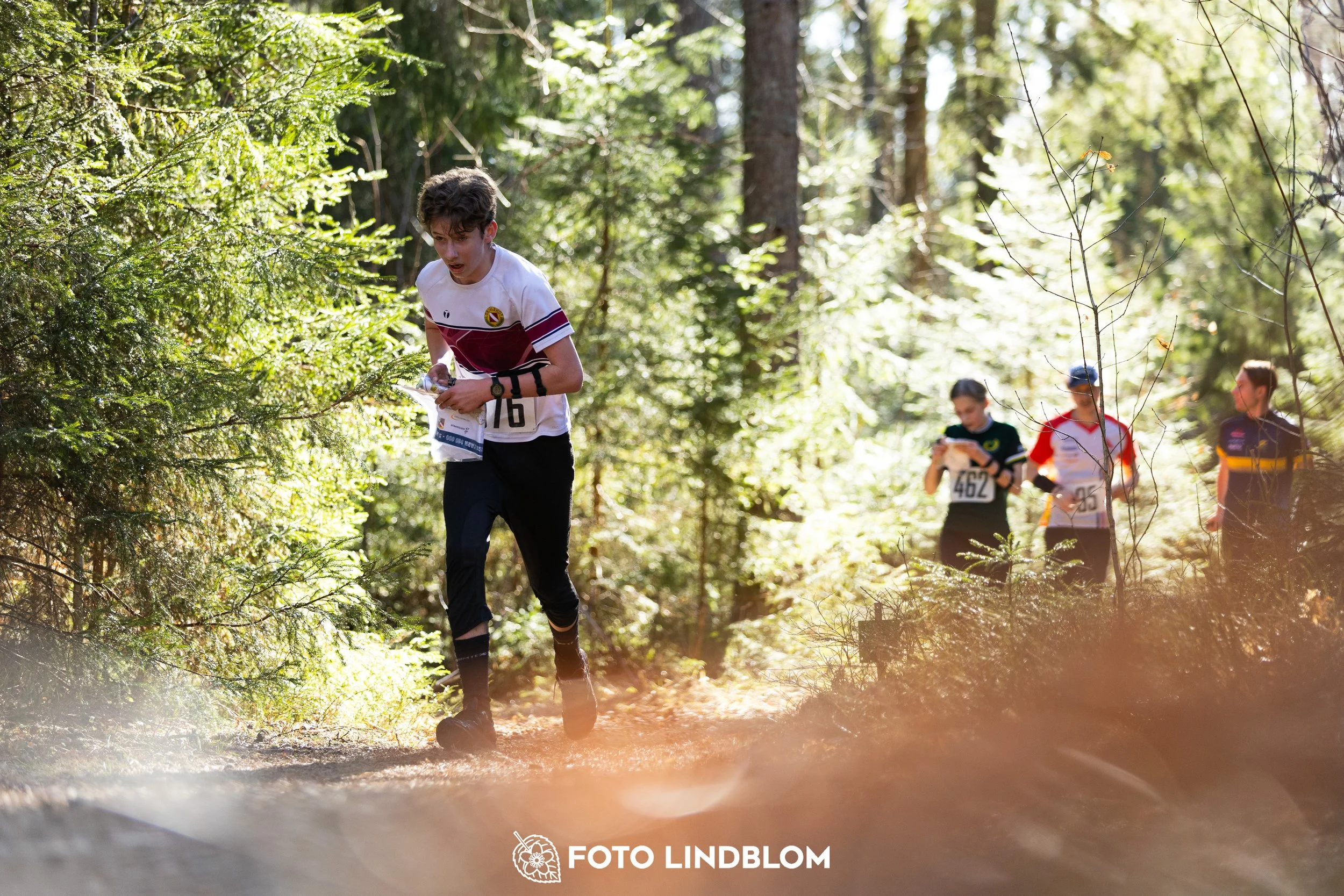 A moment from the 2026 Nyköpingsorienteringen orienteering race in Sweden, captured by Foto Lindblom.