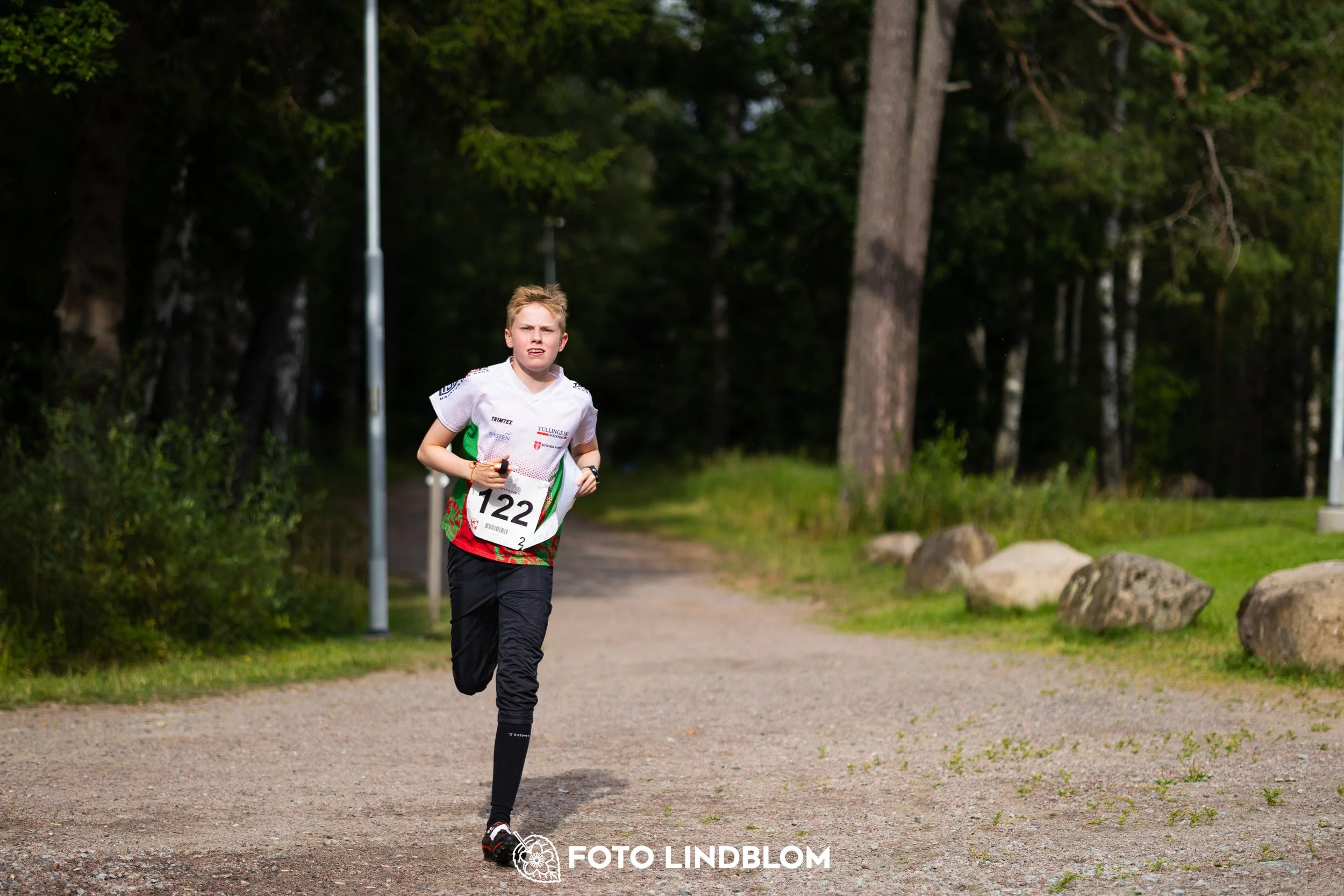 A picture from the youth 10 mila orienteering competition taken by Foto Lindblom