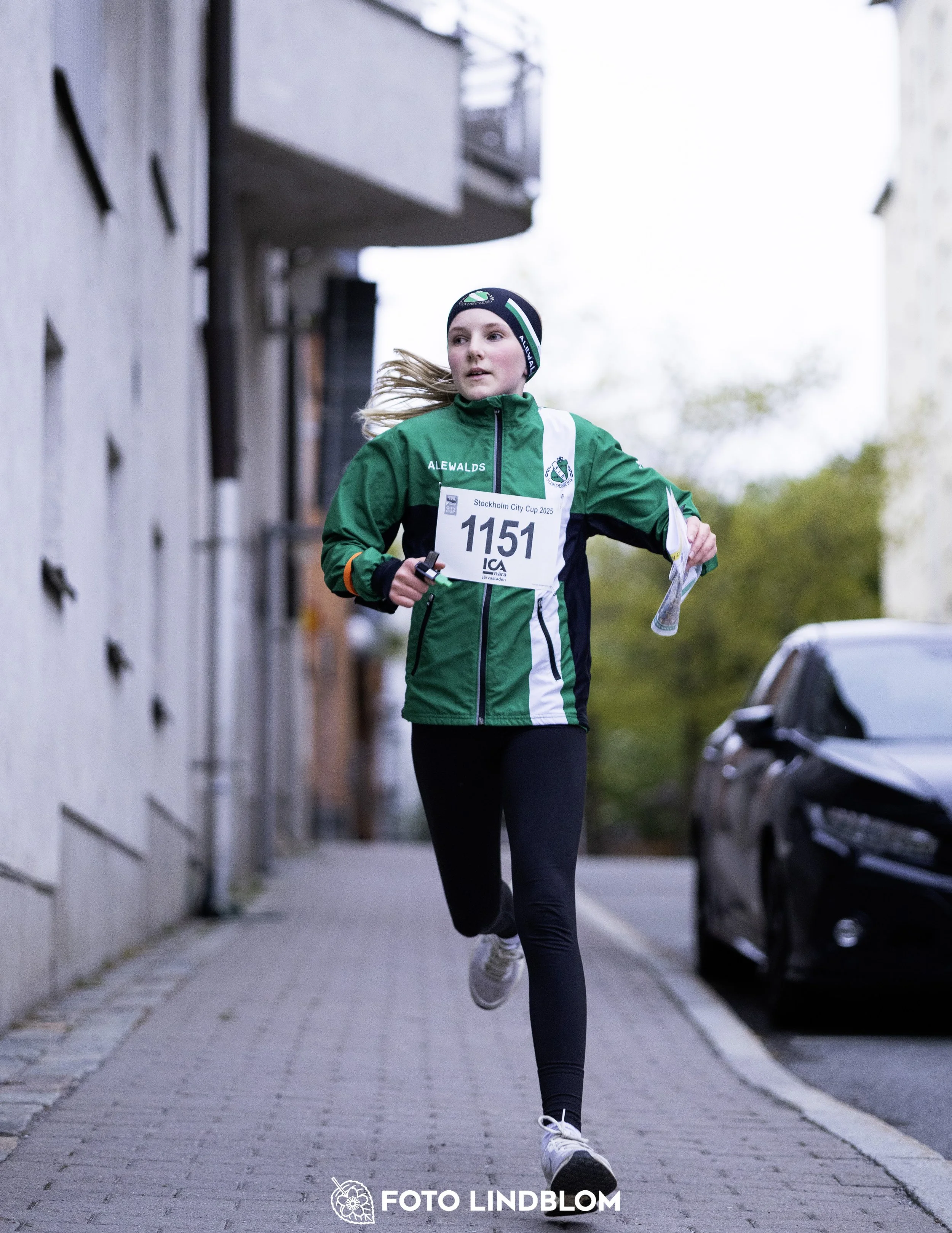 A picture from the secund stage of the Stockholm City Cup sprint orienteering competition