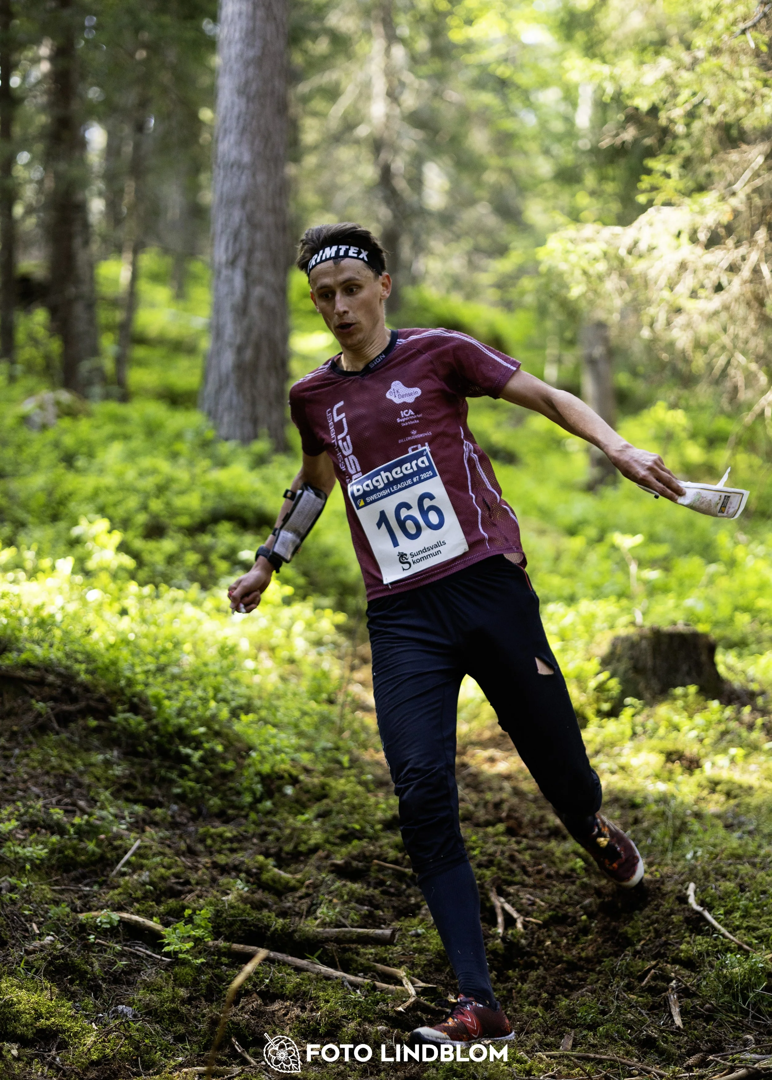 A picture from the seventh stage of the Swedish League orienteering competition