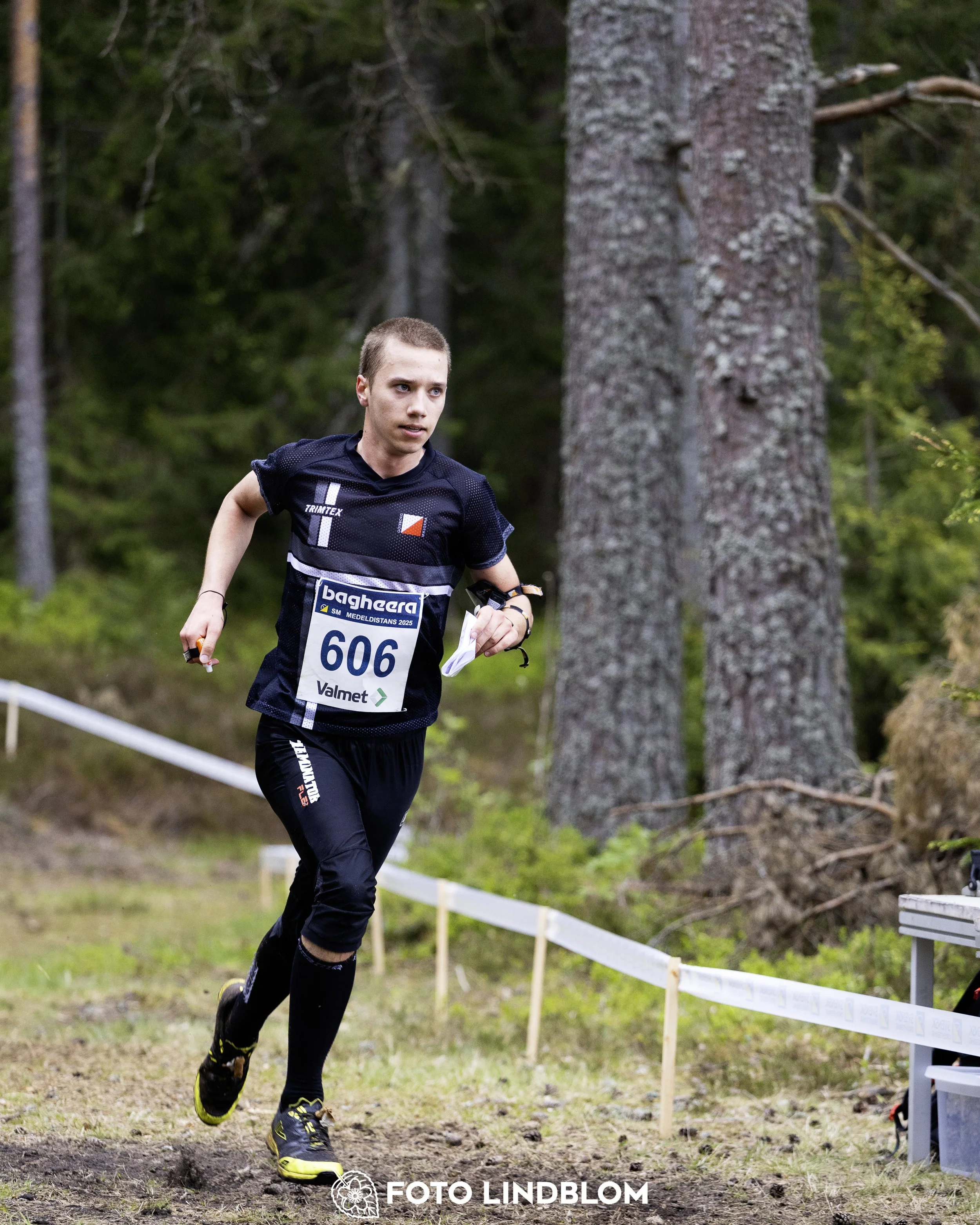 A picture from the Swedish national championship in middle distance orienteering and Swedish league race