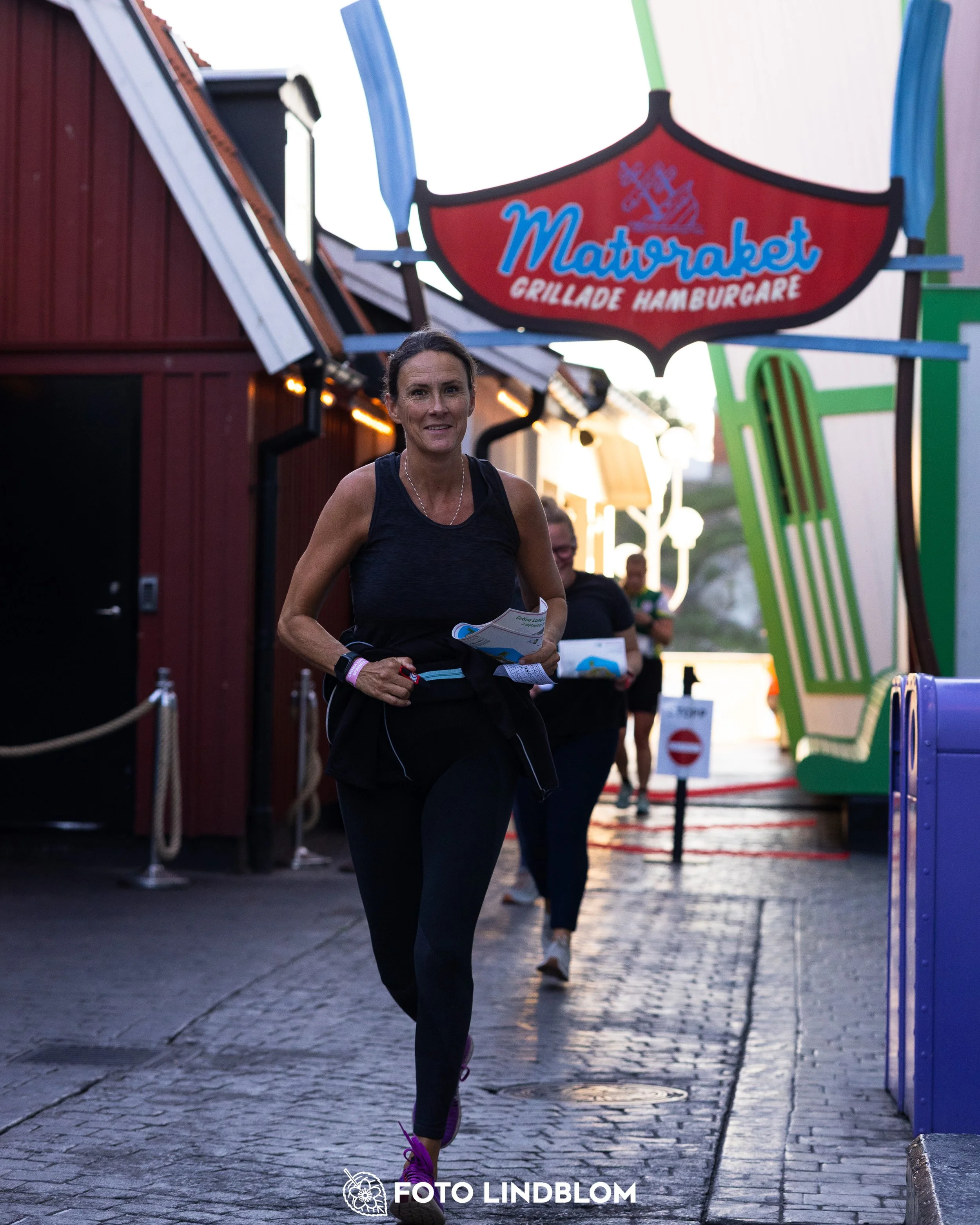 A picture from the orienteering event called Gröna Lund Sprinten taken by Foto Lindblom