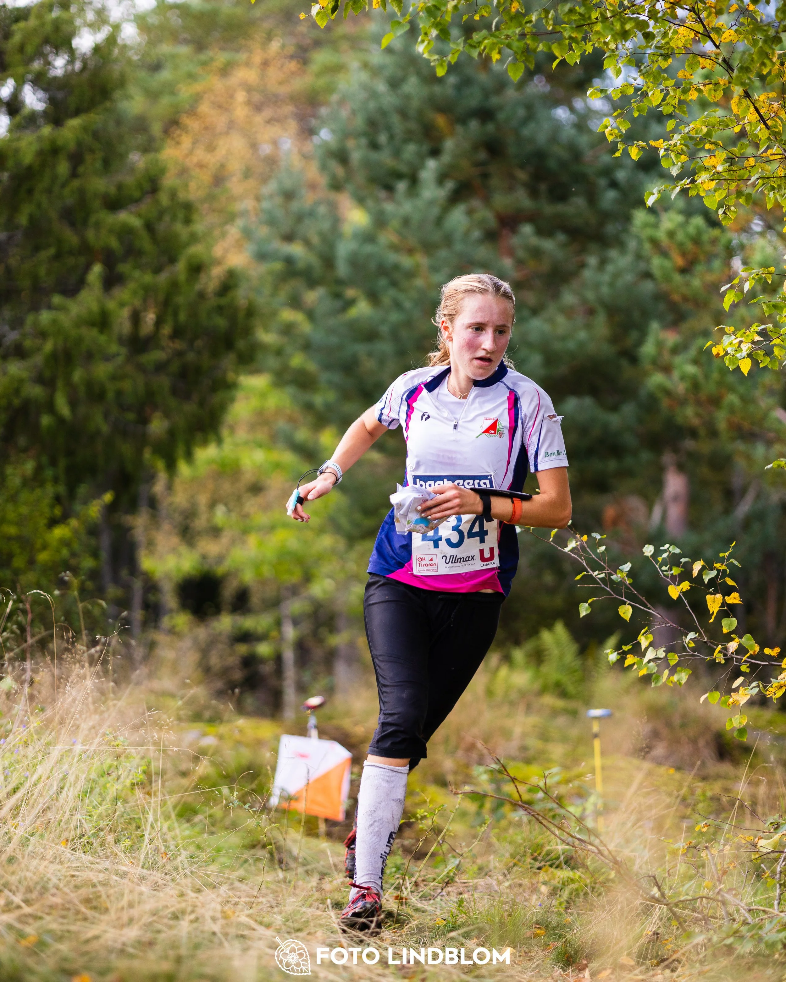 A picture from the Swedish national championship in long distance orienteering and Swedish league race taken by Foto Lindblom