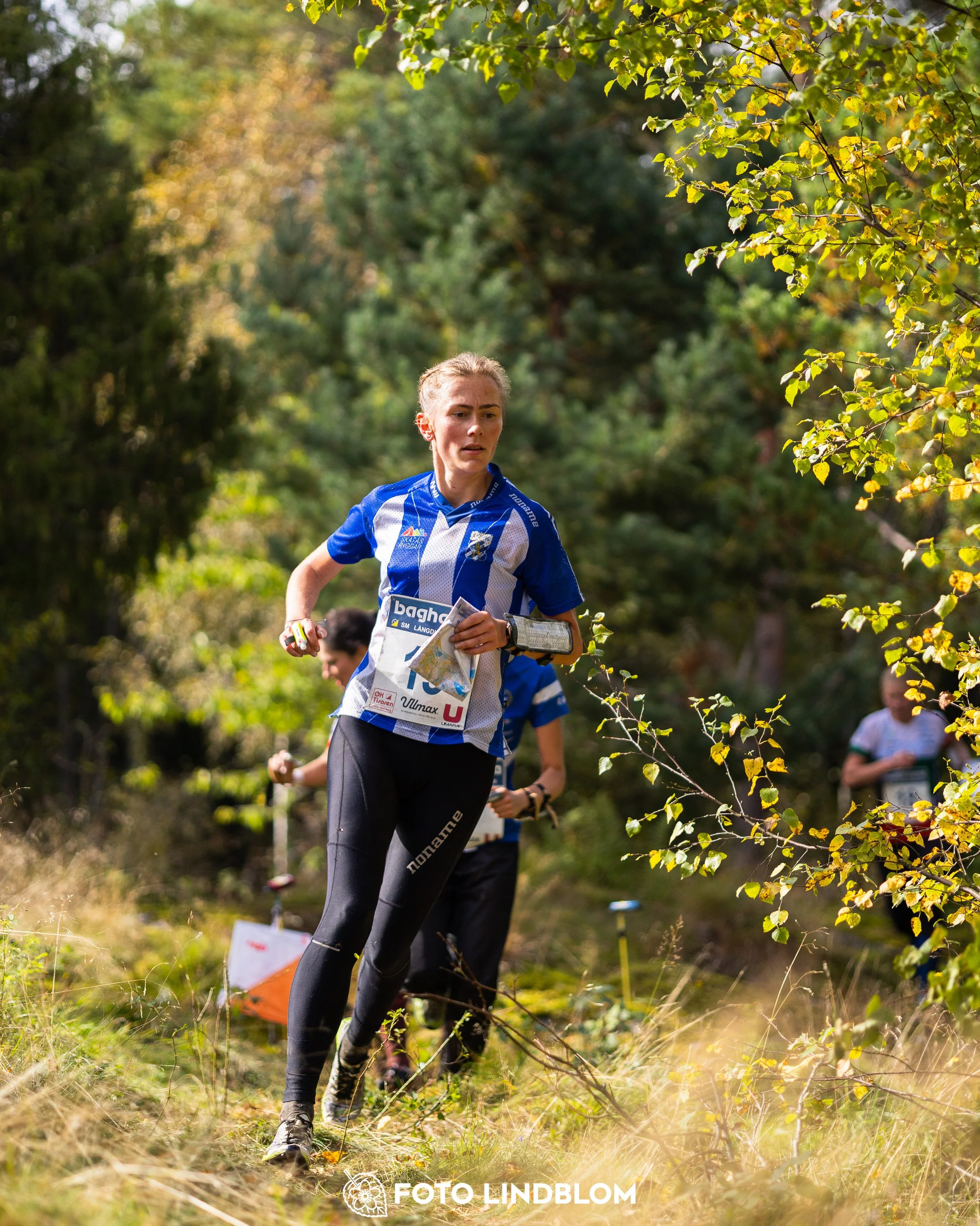 A picture from the Swedish national championship in long distance orienteering and Swedish league race taken by Foto Lindblom