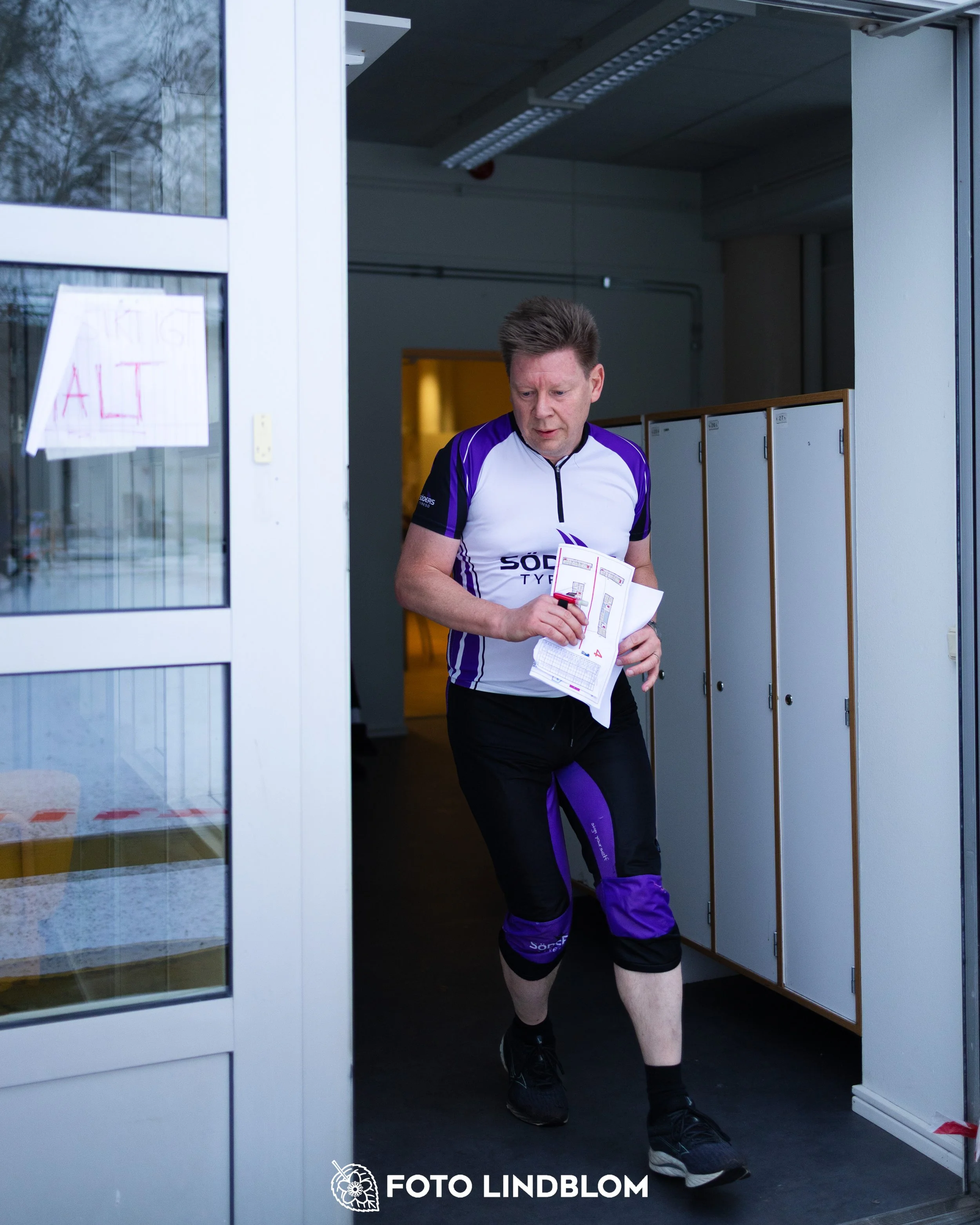 A picture from the indoor orienteering event Viken Indoor taken by Foto Lindblom