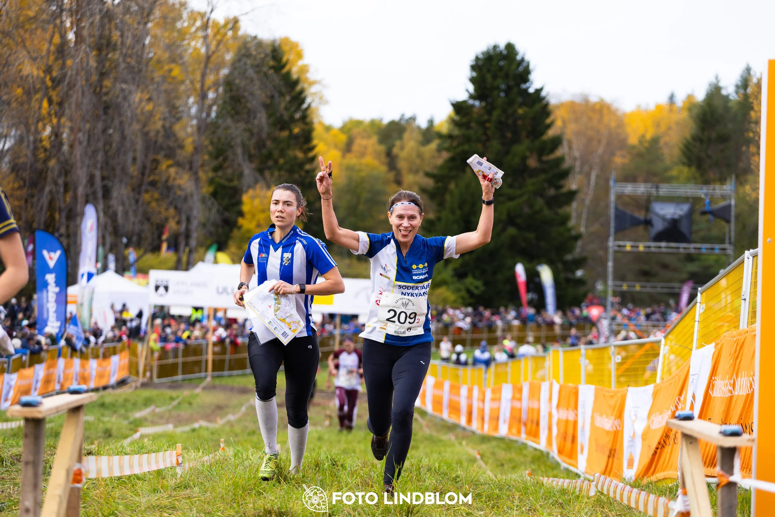 A picture from the 25-Manna orienteering event taken by Foto Lindblom