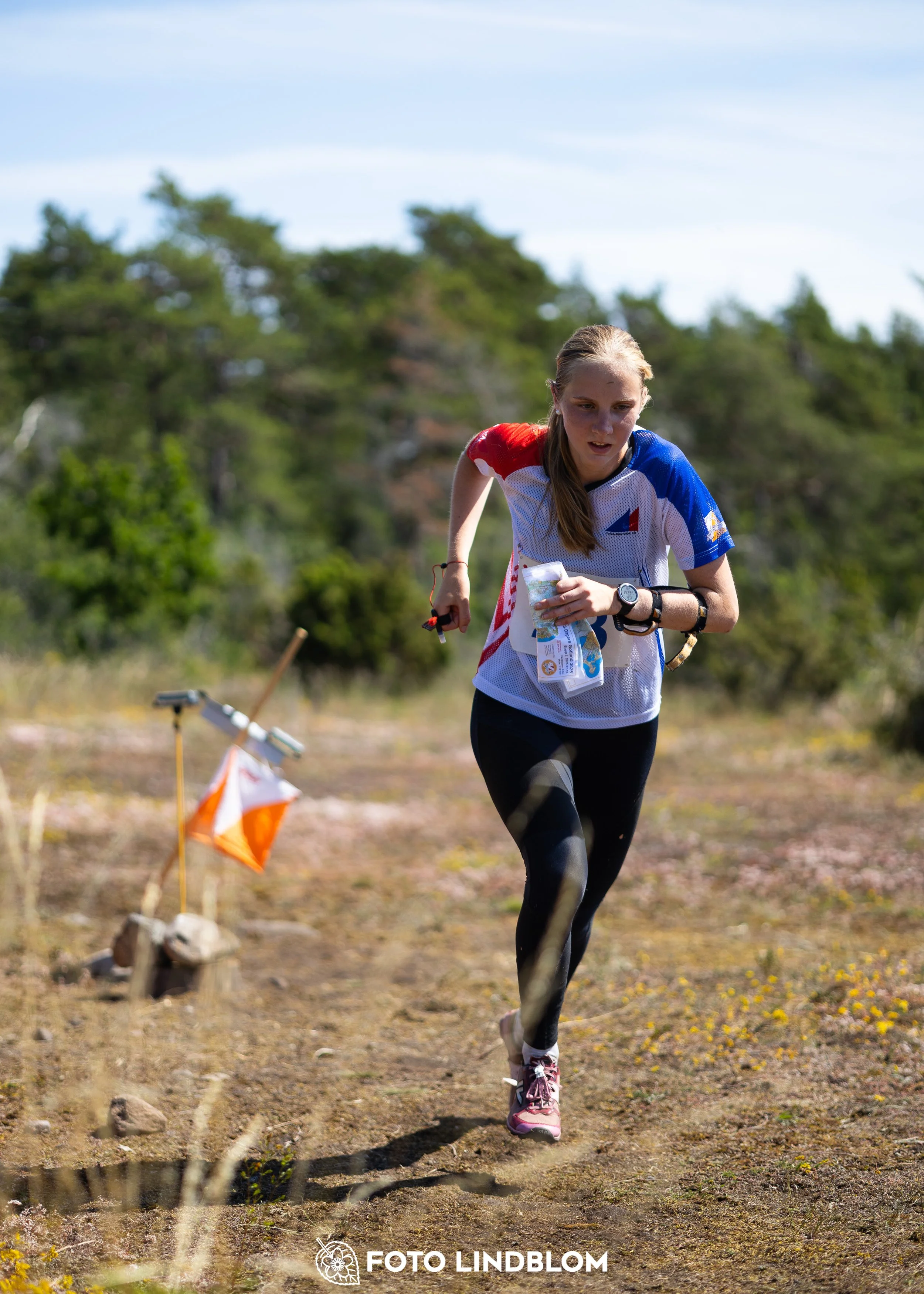 A picture from the Gotlands 3-Dagars orienteering competition