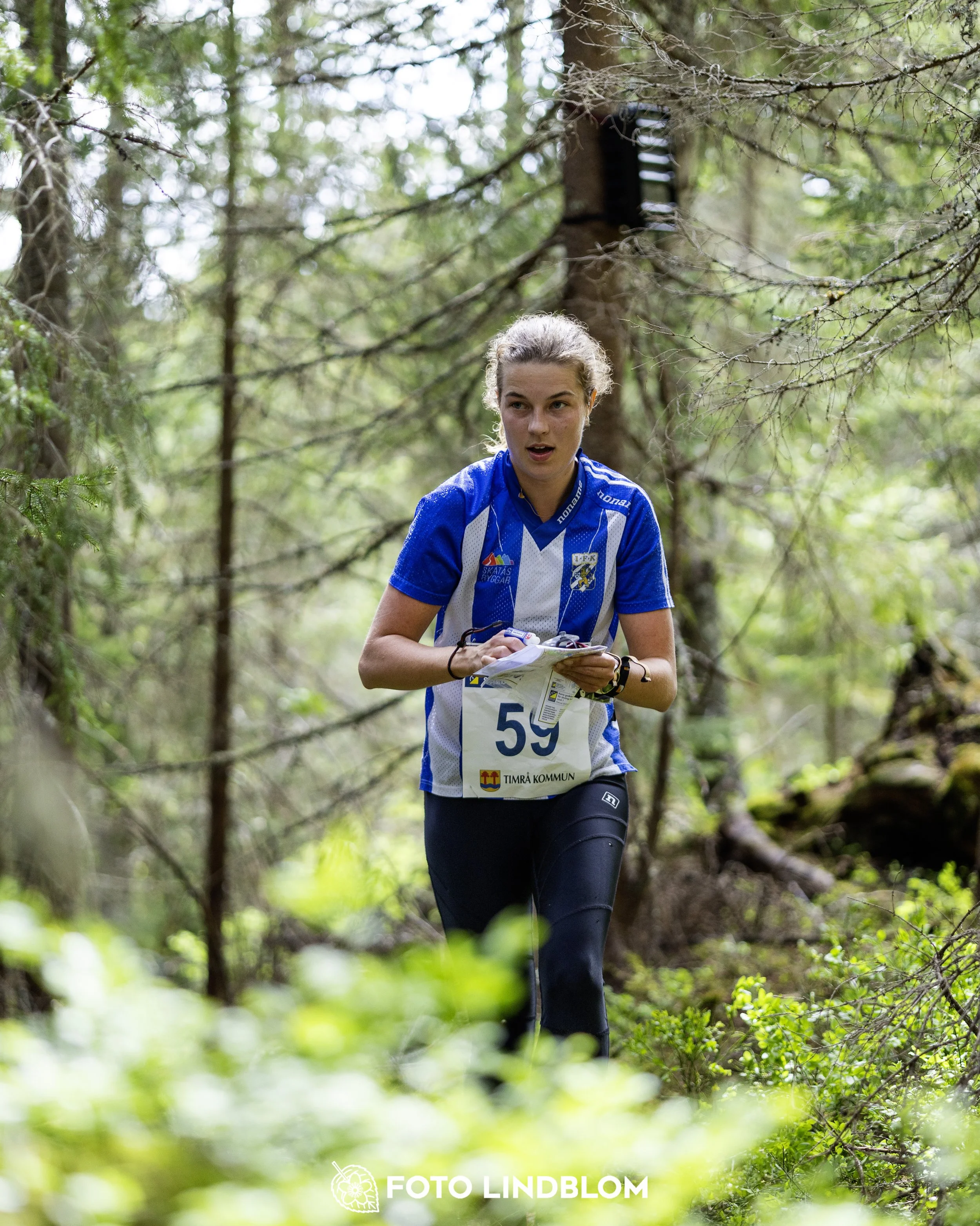 A picture from the seventh stage of the Swedish League orienteering competition