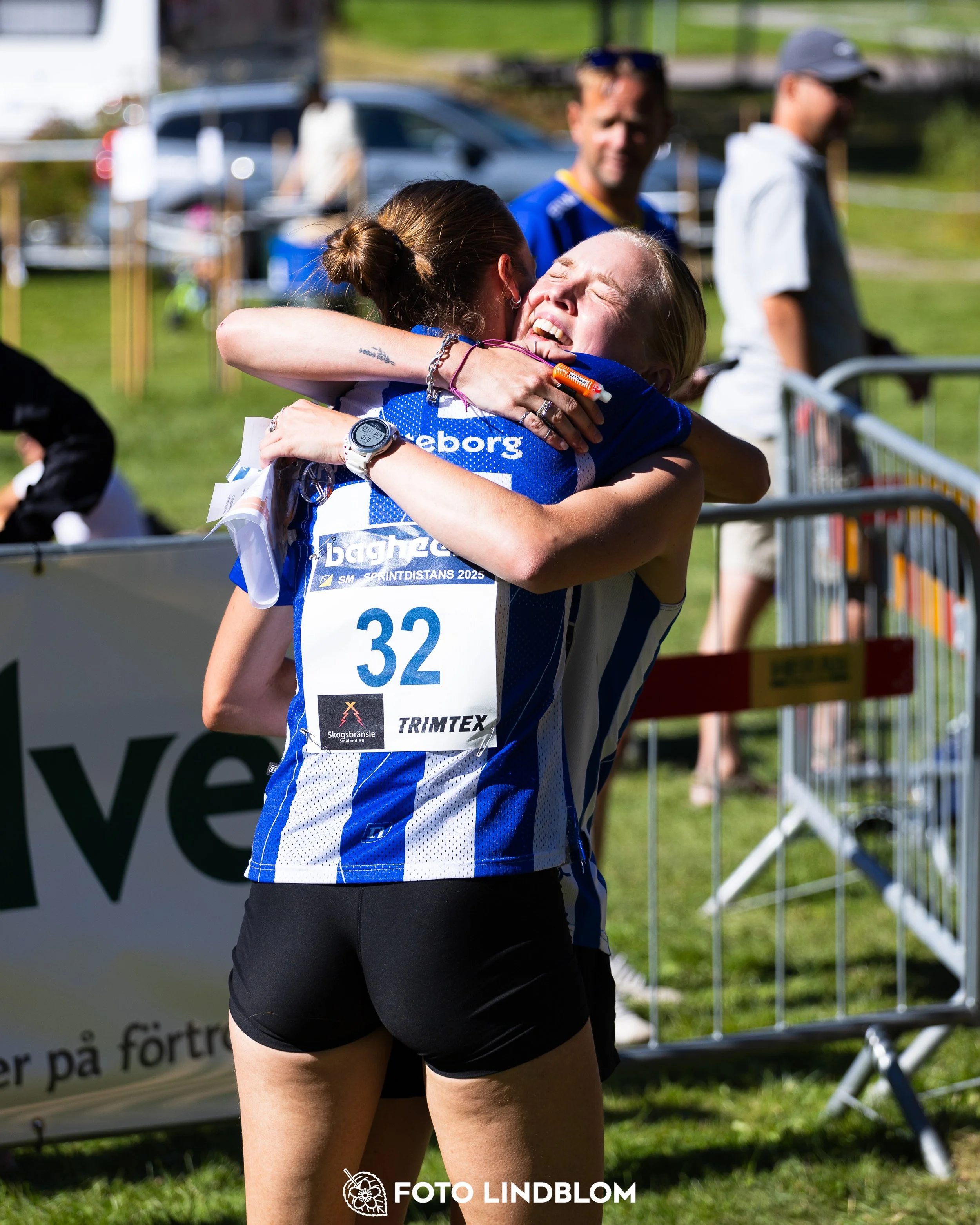 A picture from the Swedish national championship in knock out orienteering  taken by Foto Lindblom