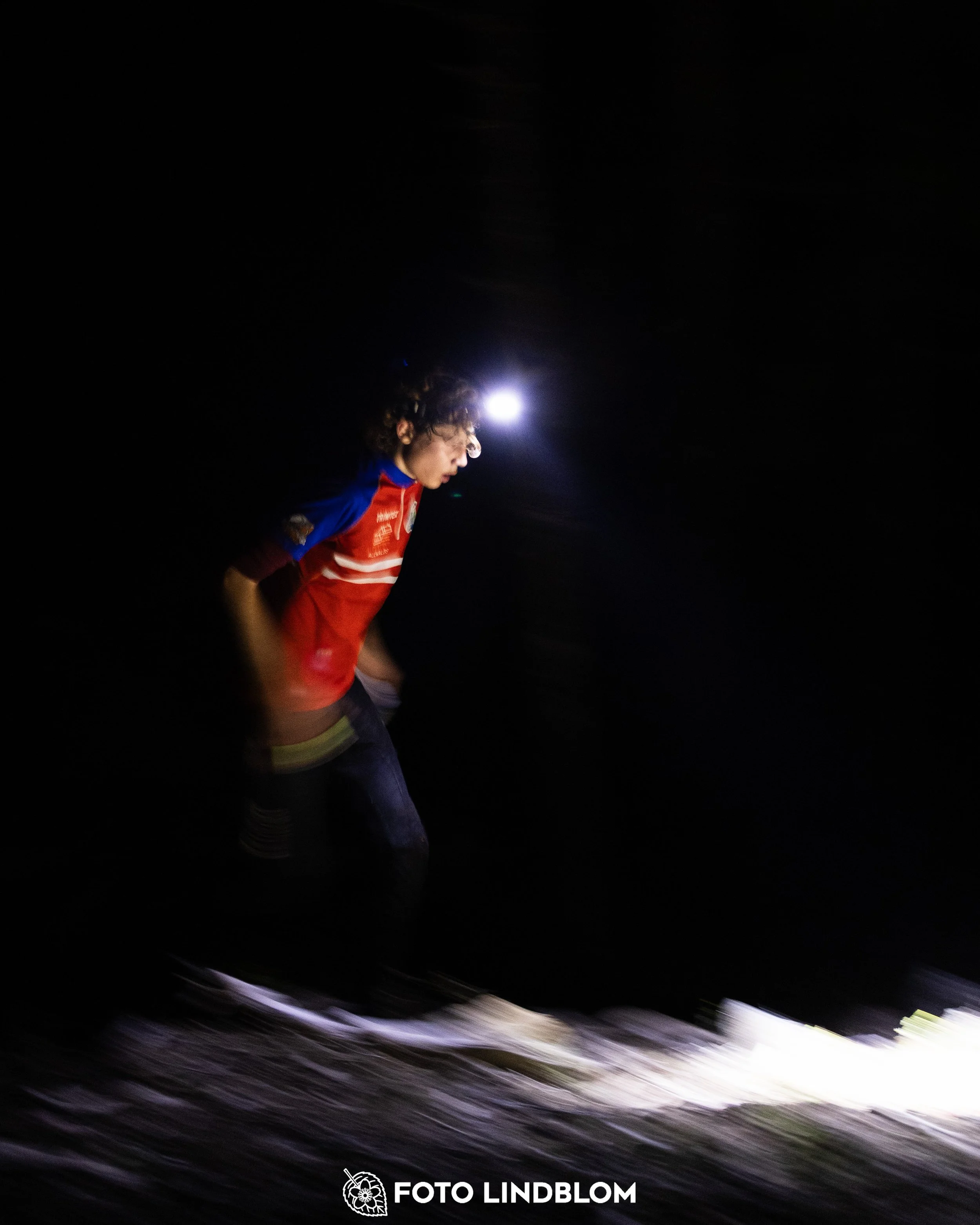 A picture from the Stockholm district championship in night orienteering taken by Foto Lindblom