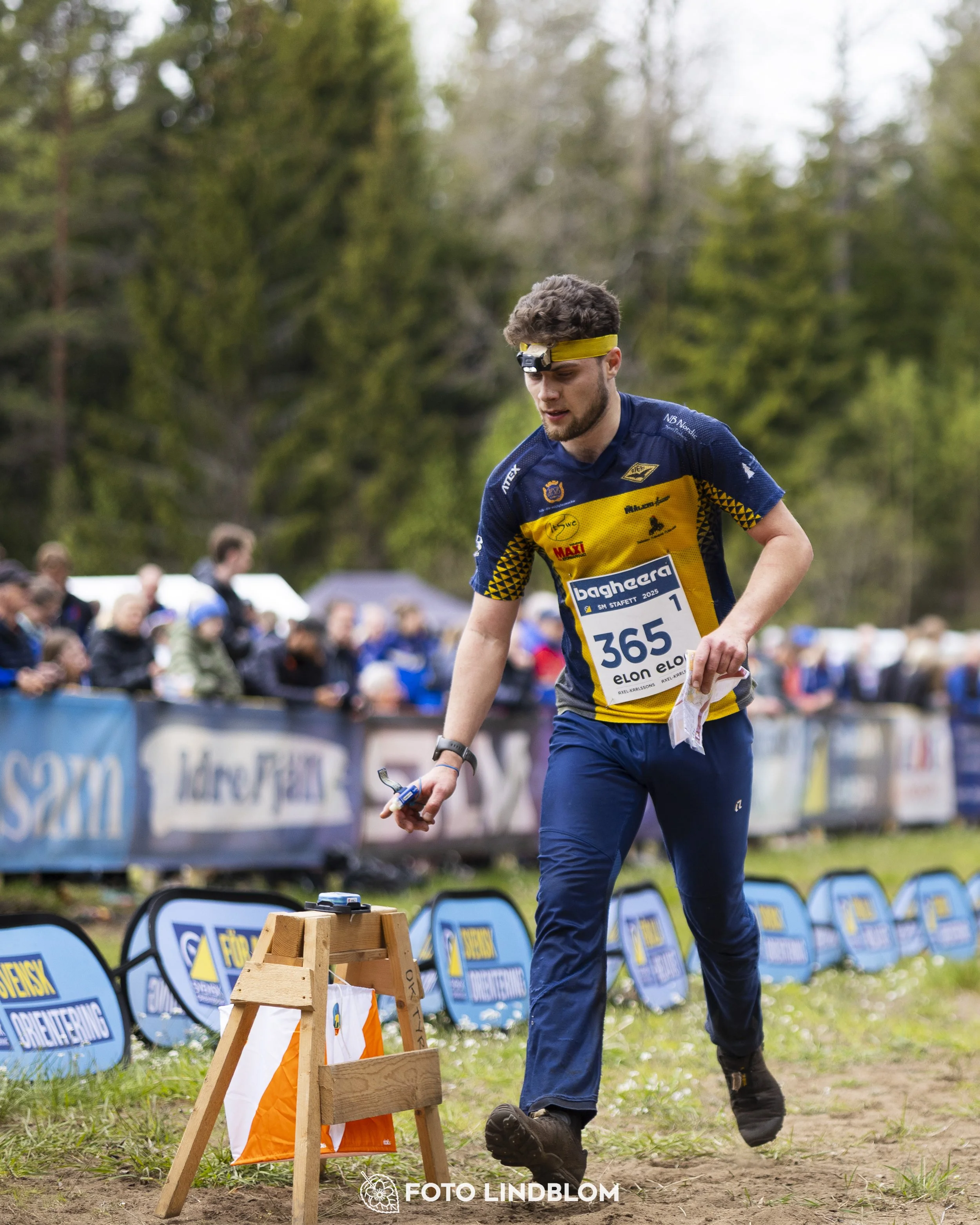 A picture from the Swedish national championship in relay orienteering