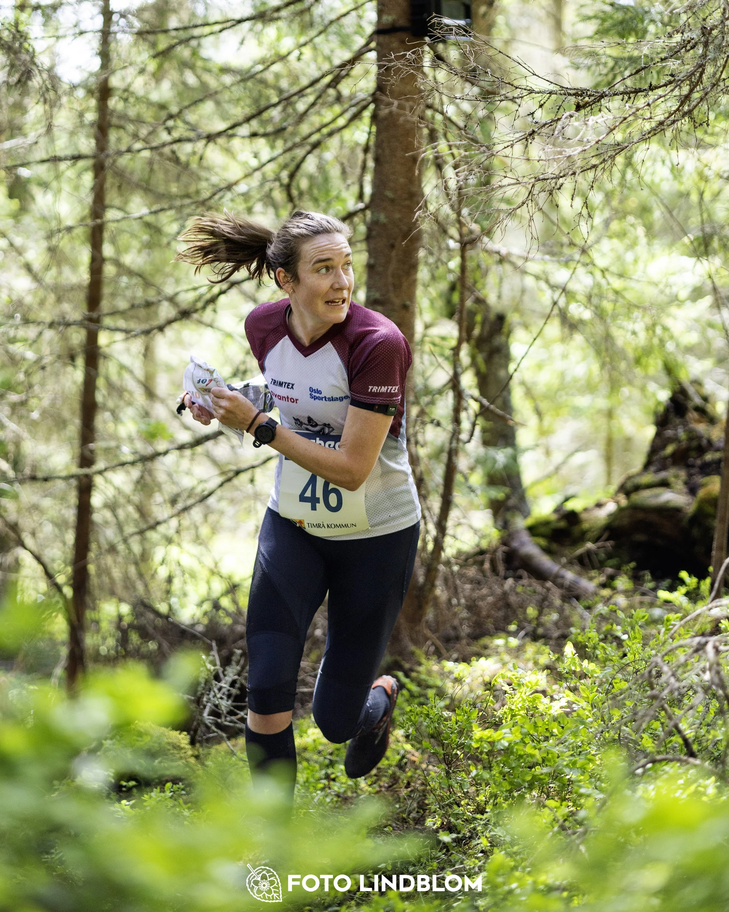 A picture from the seventh stage of the Swedish League orienteering competition
