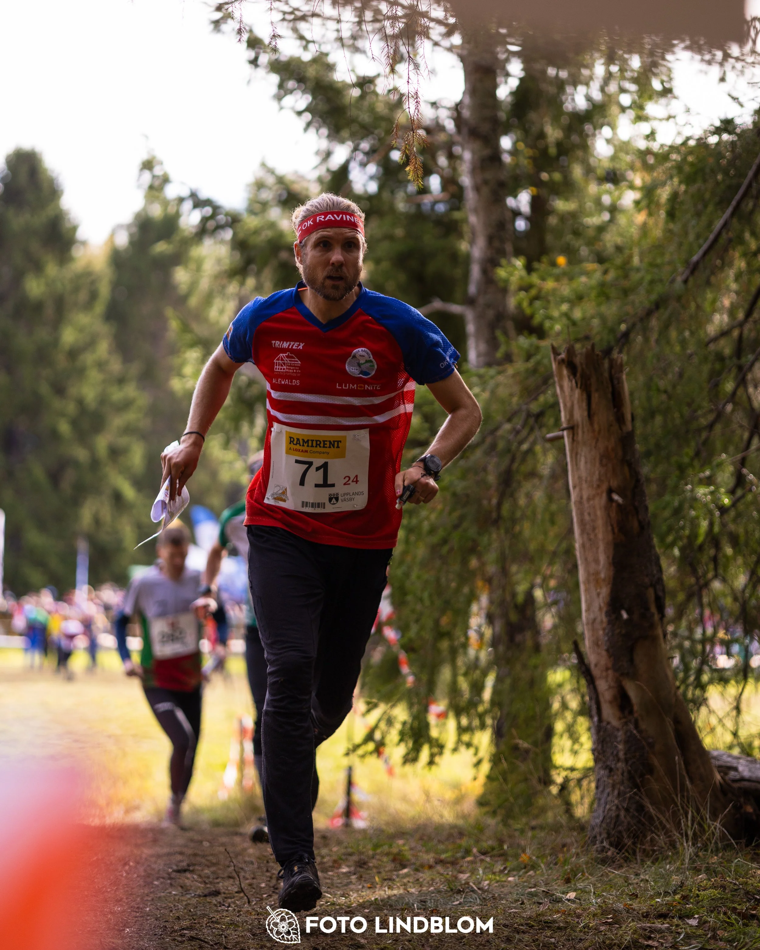 A picture from the 25-Manna orienteering event taken by Foto Lindblom