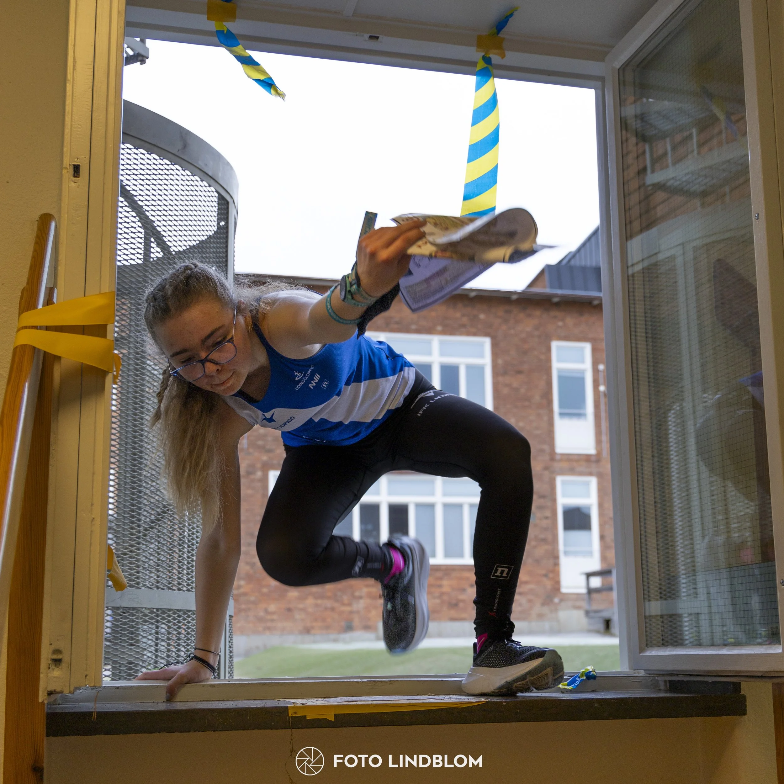 A picture from the orienteering indoor competition "Stockholm Indoor Cup"