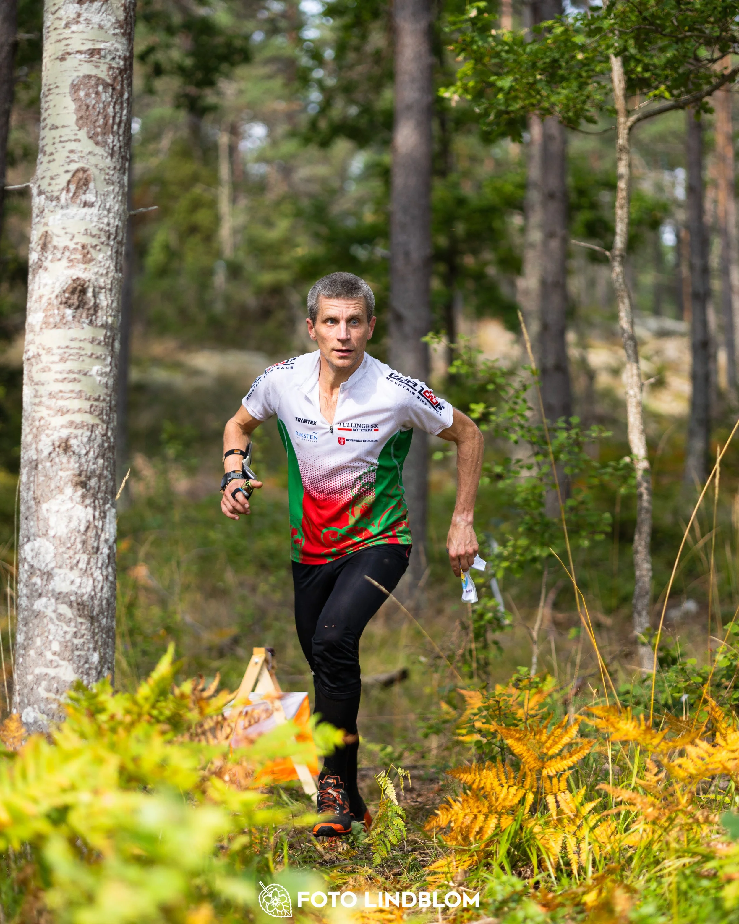 A picture from the Stockholm district championship in middle distance orienteering taken by Foto Lindblom