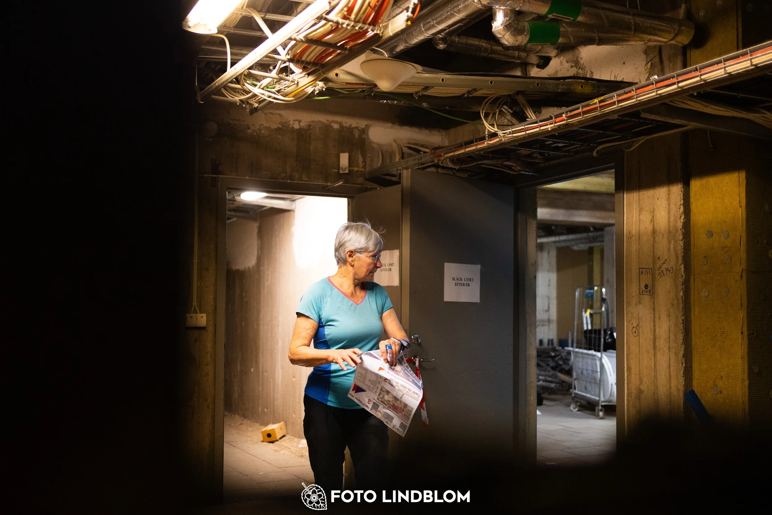 A picture from the indoor orienteering event TMOK Indoor taken by Foto Lindblom