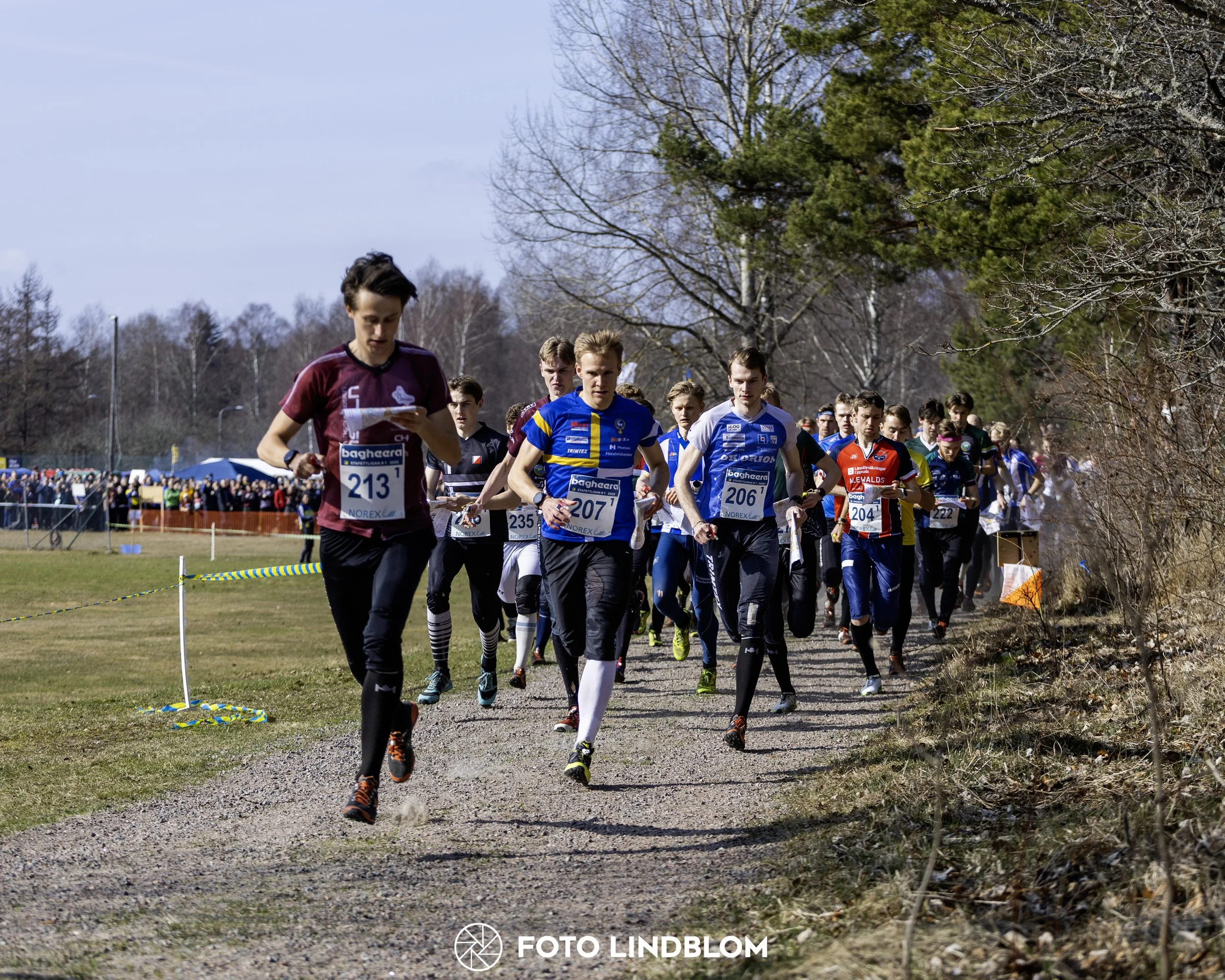 A picture from the orienteering relay competition "Måsen Staffeten"