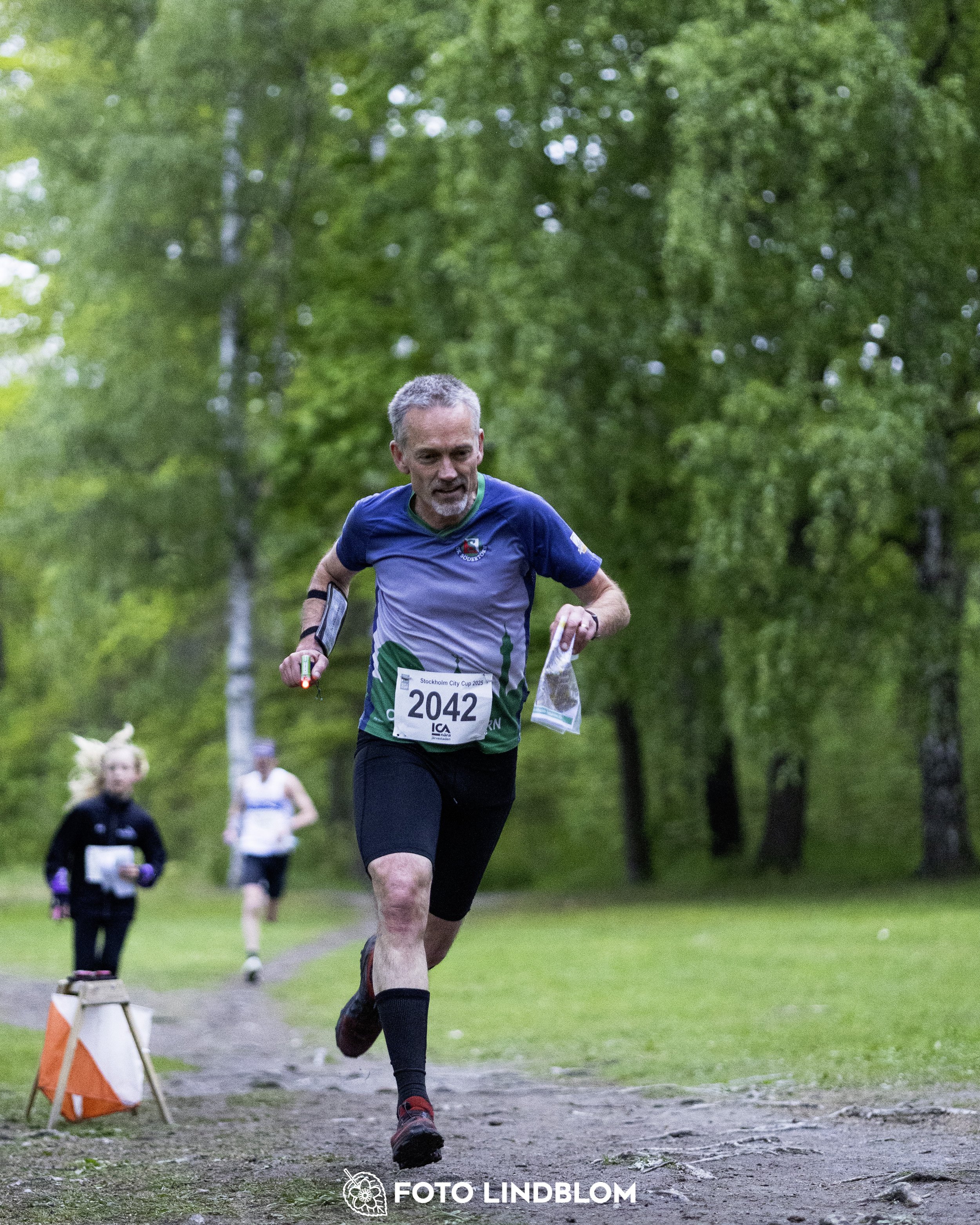 A picture from the secund stage of the Stockholm City Cup sprint orienteering competition