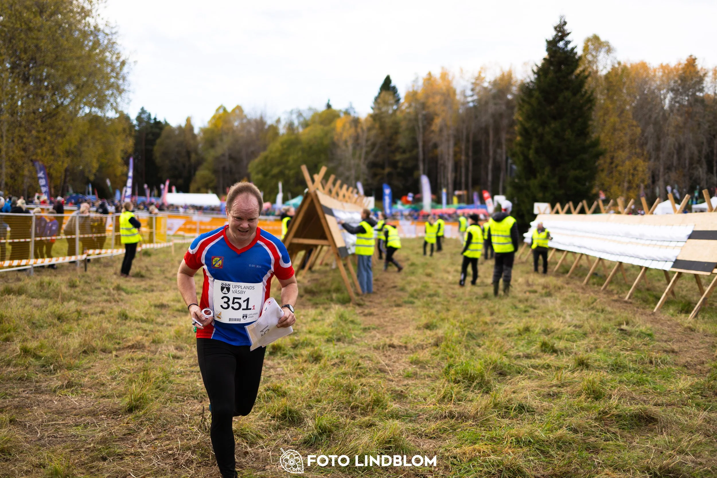 A picture from the 25-Manna orienteering event taken by Foto Lindblom