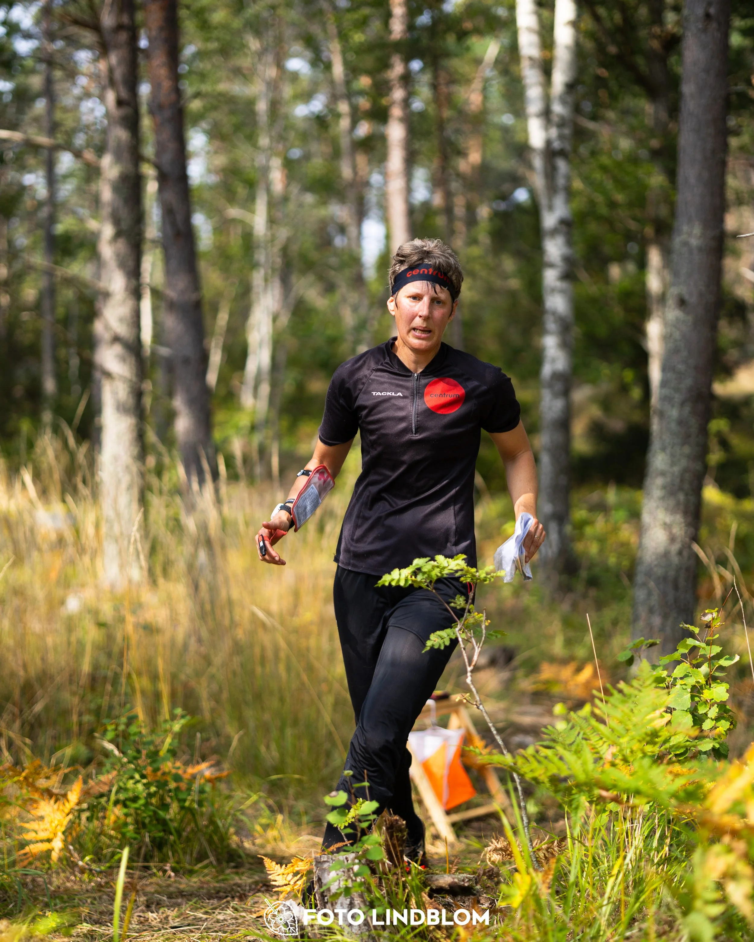 A picture from the Stockholm district championship in middle distance orienteering taken by Foto Lindblom