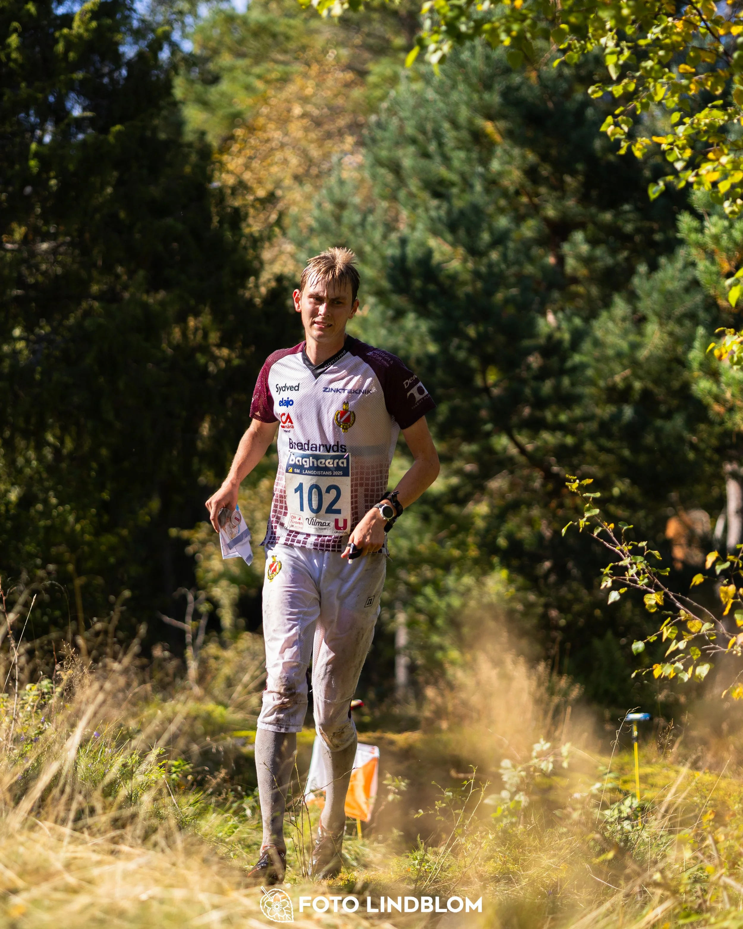 A picture from the Swedish national championship in long distance orienteering and Swedish league race taken by Foto Lindblom