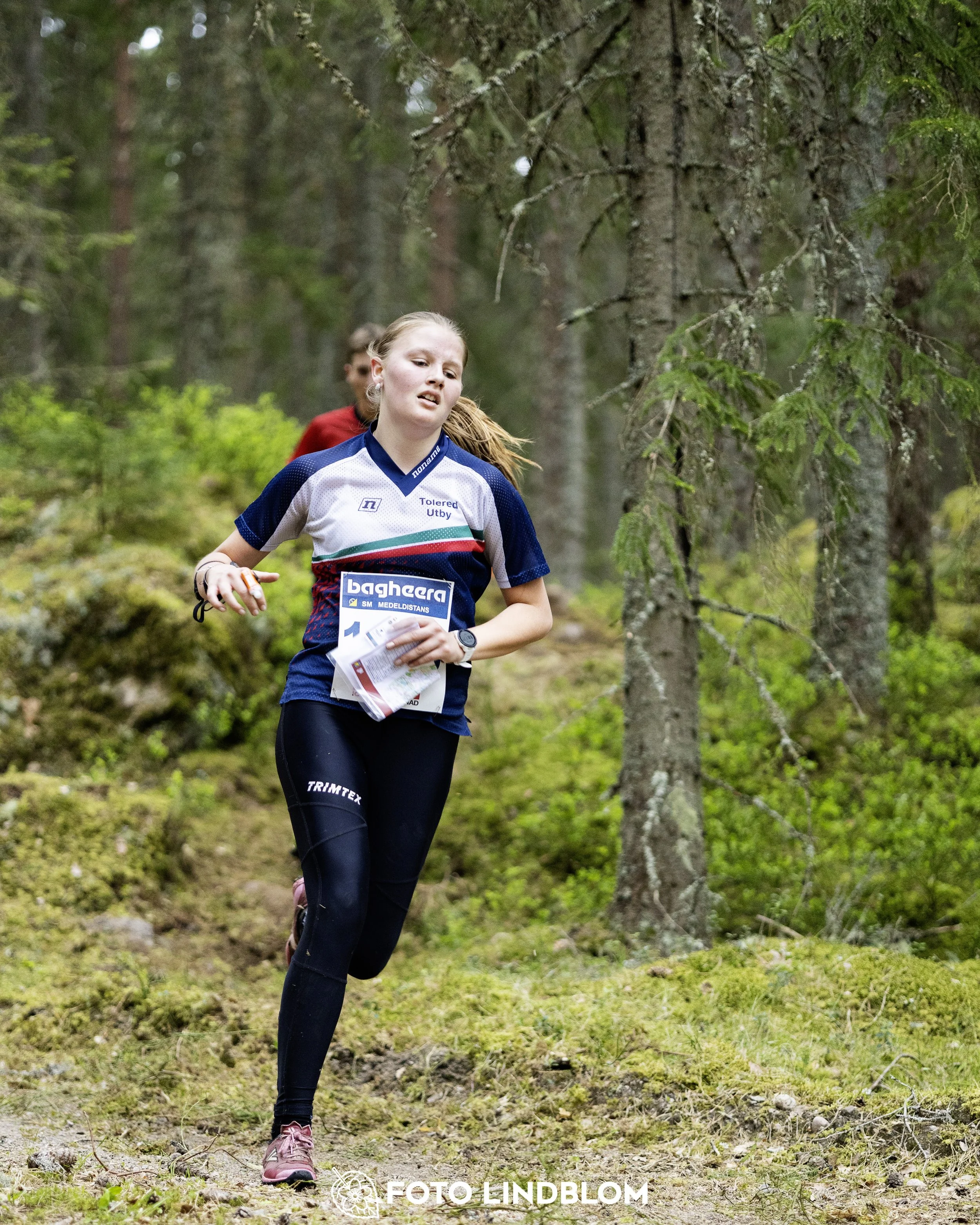 A picture from the Swedish national championship in middle distance orienteering and Swedish league race
