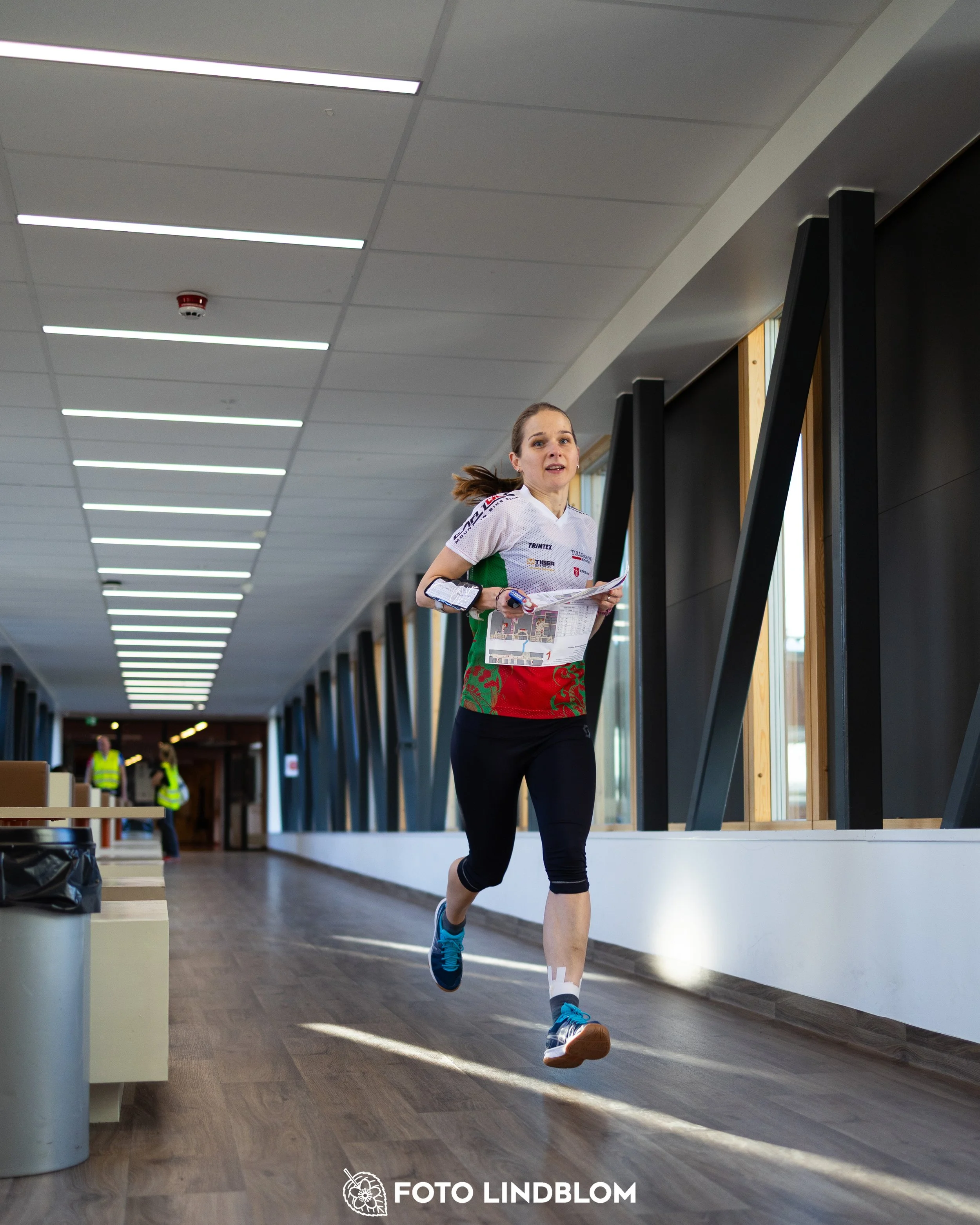 A picture from the indoor orienteering event TMOK Indoor taken by Foto Lindblom