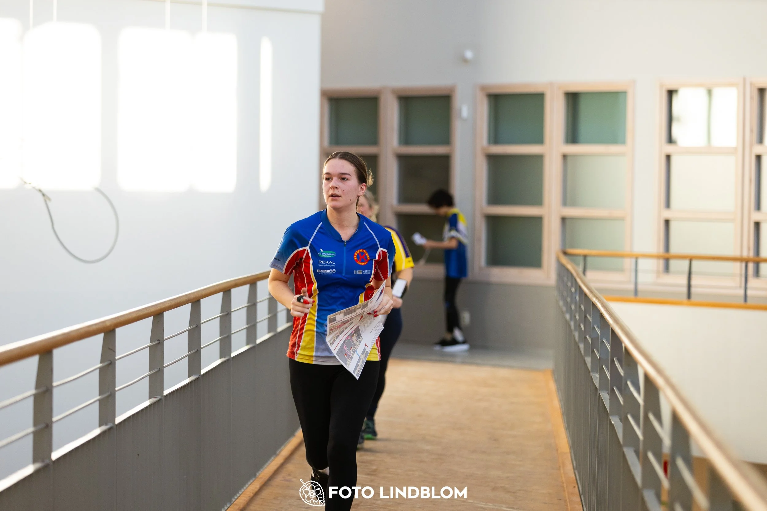 A picture from the indoor orienteering event TMOK Indoor taken by Foto Lindblom